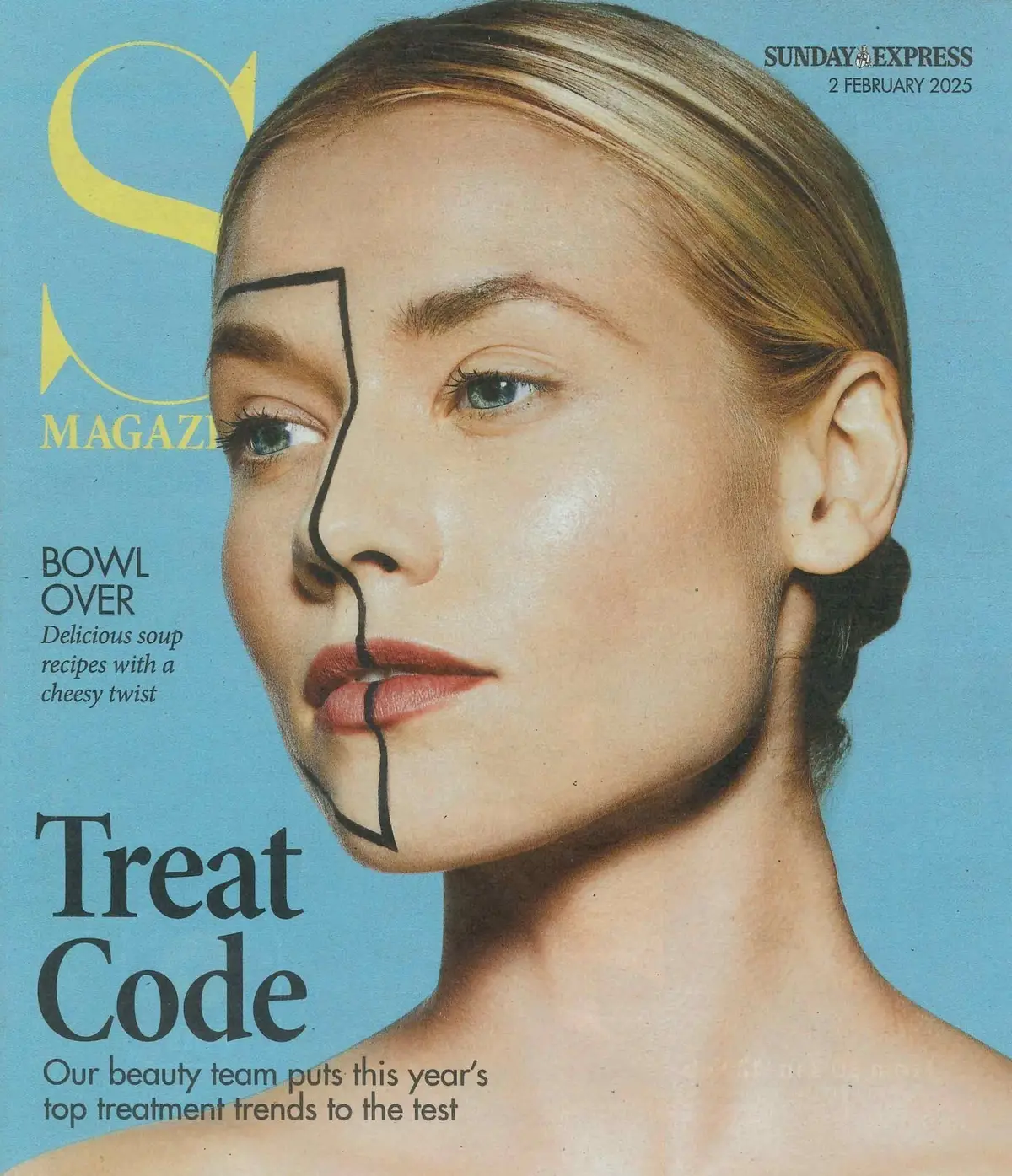 Sunday Express Magazine: Sara Davies, Coleen Rooney, Beauty Treatments, 2.2.25