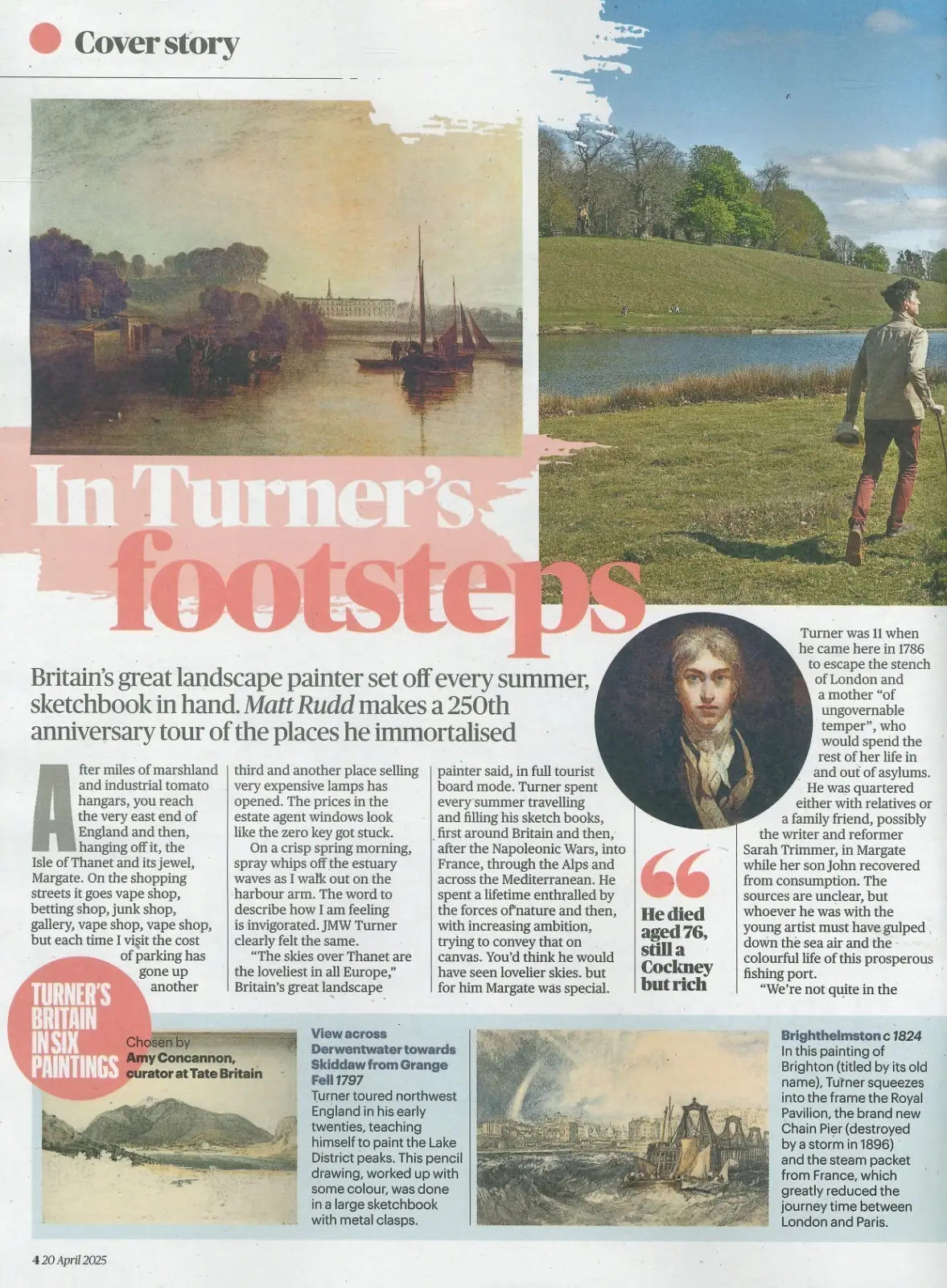 Sunday Times Culture Magazine: Dermot O'Leary, Shakatak, JMW Turner, 20.4.25 - image 3 | Free standard UK delivery included | Discount Quality Products