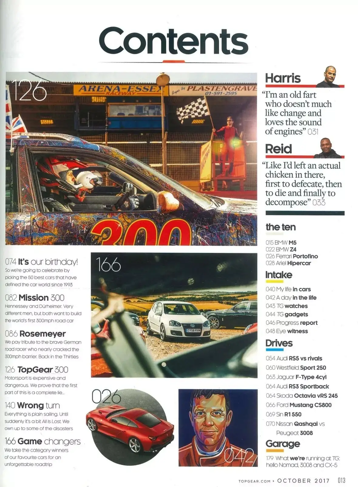 BBC Top Gear Magazine: Issue #300, Ford Mustang, Audi RS5, BMW M5, Oct 2017 - image 3 | Free standard UK delivery included | Discount Quality Products