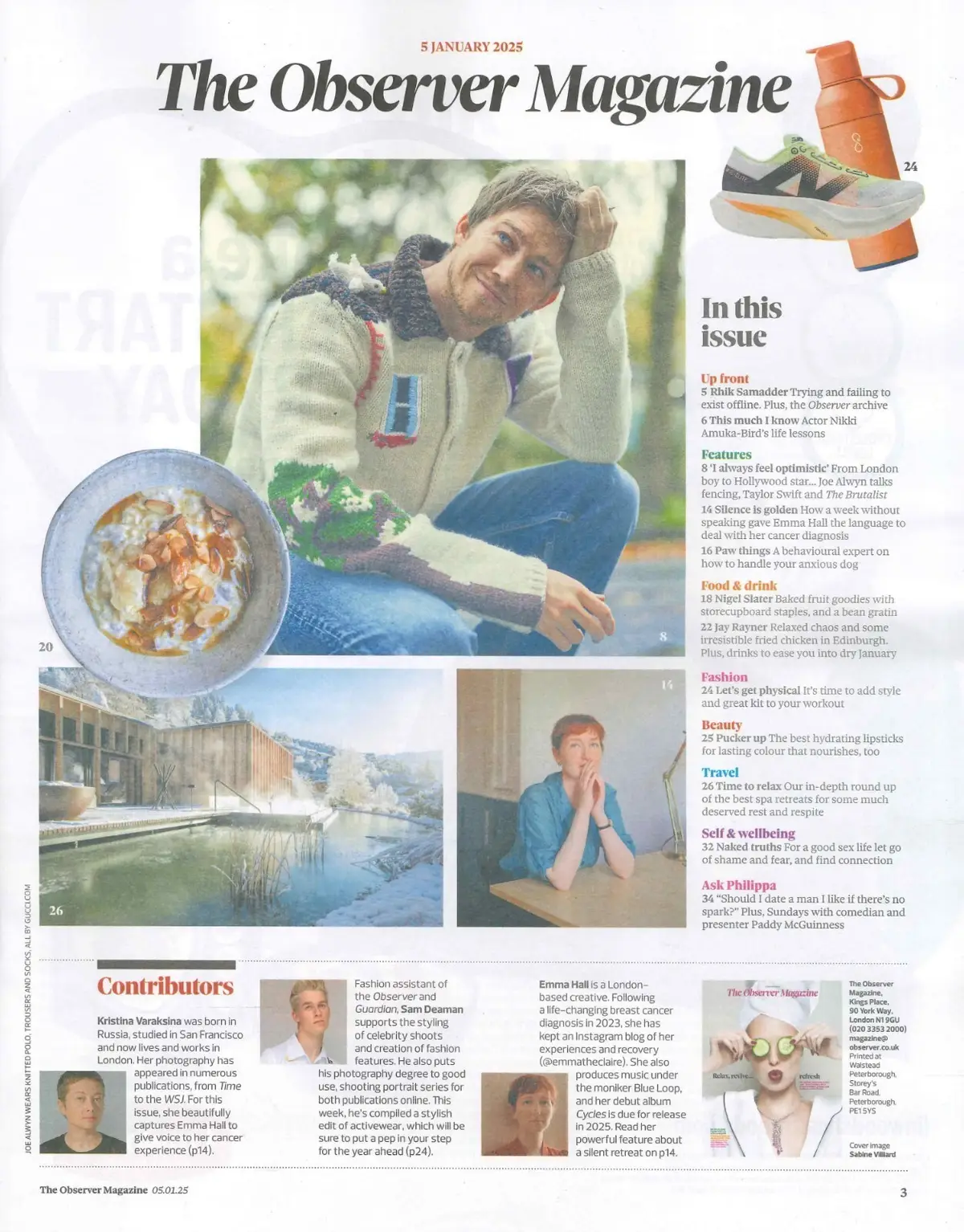 Observer Magazine: Joe Alwyn, Nikki Amuka, Paddy McGuinness, Fashion, 5.1.25 - image 2 | Free standard UK delivery included | Discount Quality Products