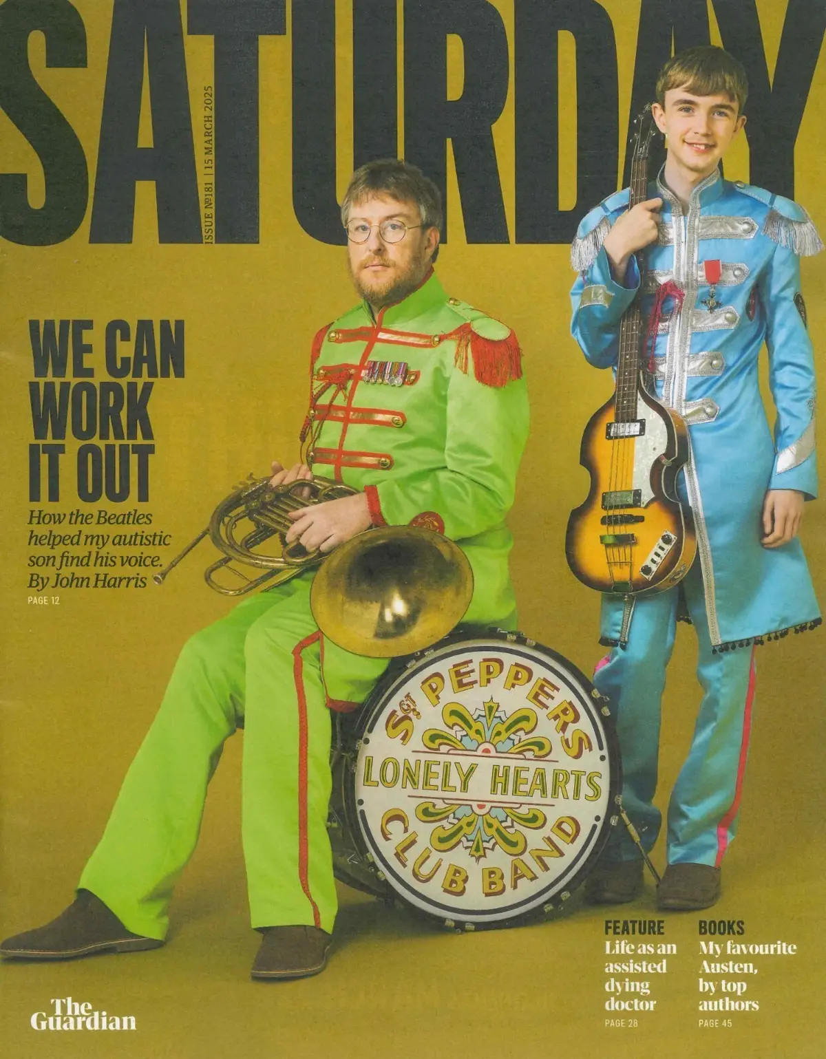 Guardian Saturday Magazine: Beatles, Olly Alexander, Marisa Abela, Music 15.3.25