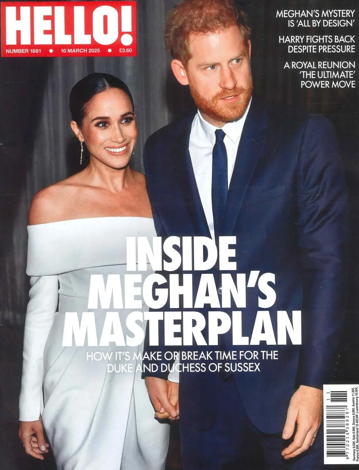 HELLO! Magazine: Meghan Markle &amp; Prince Harry Cover, Zara Tindall 10.3.25