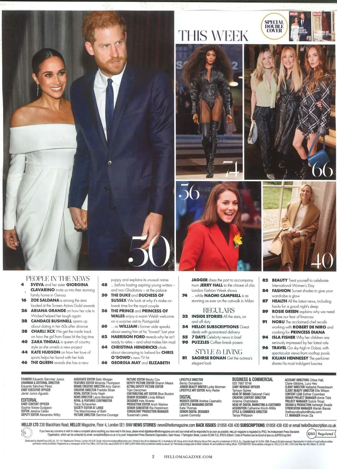 HELLO! Magazine: Meghan Markle & Prince Harry Cover, Zara Tindall 10.3.25 - image 2 | Free standard UK delivery included | Discount Quality Products