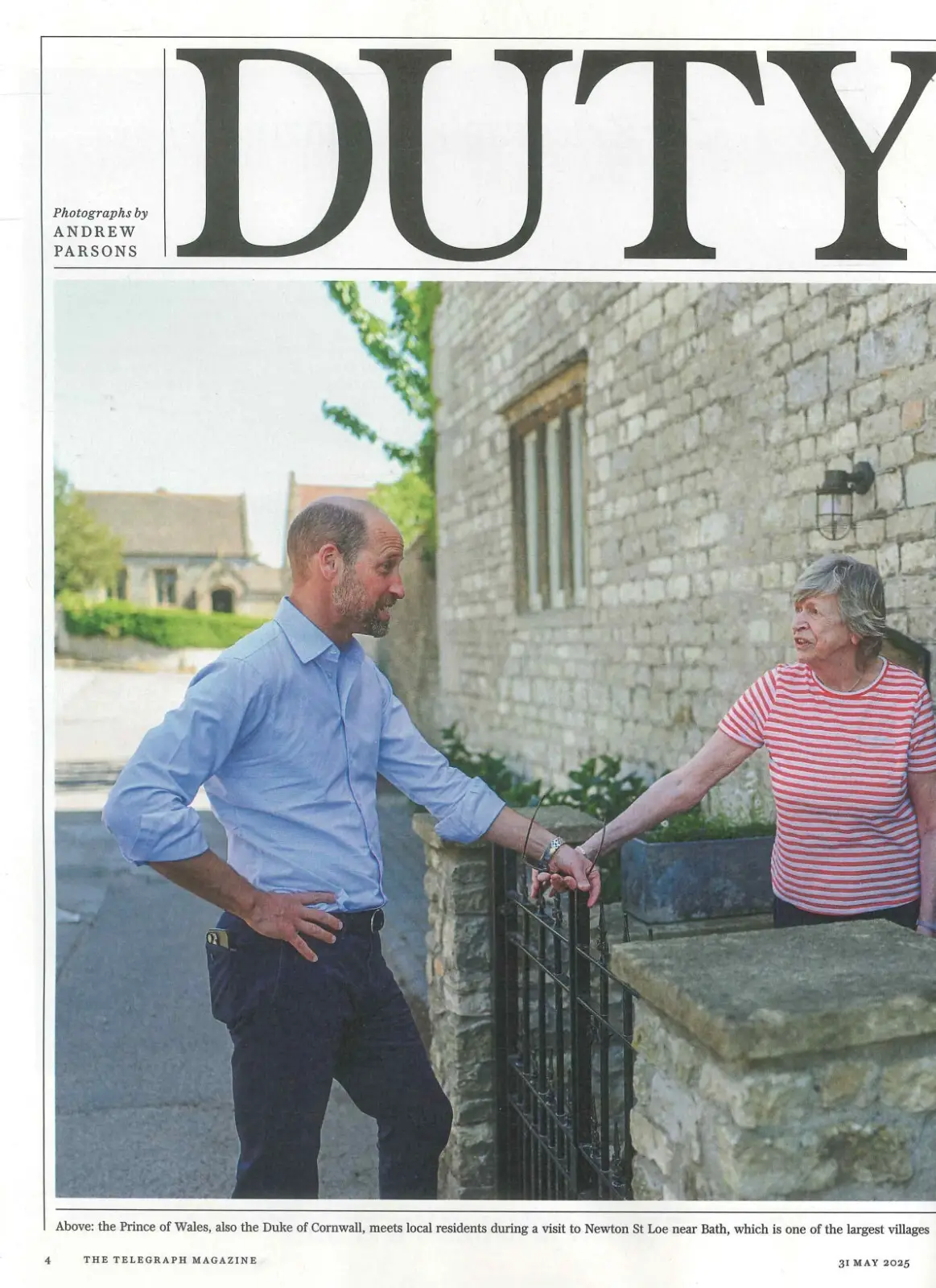 Telegraph Magazine Prince William, Rob Beckett, Sofka Zinovieff, Madeley 31.5.25 - image 3 | Free standard UK delivery included | Discount Quality Products