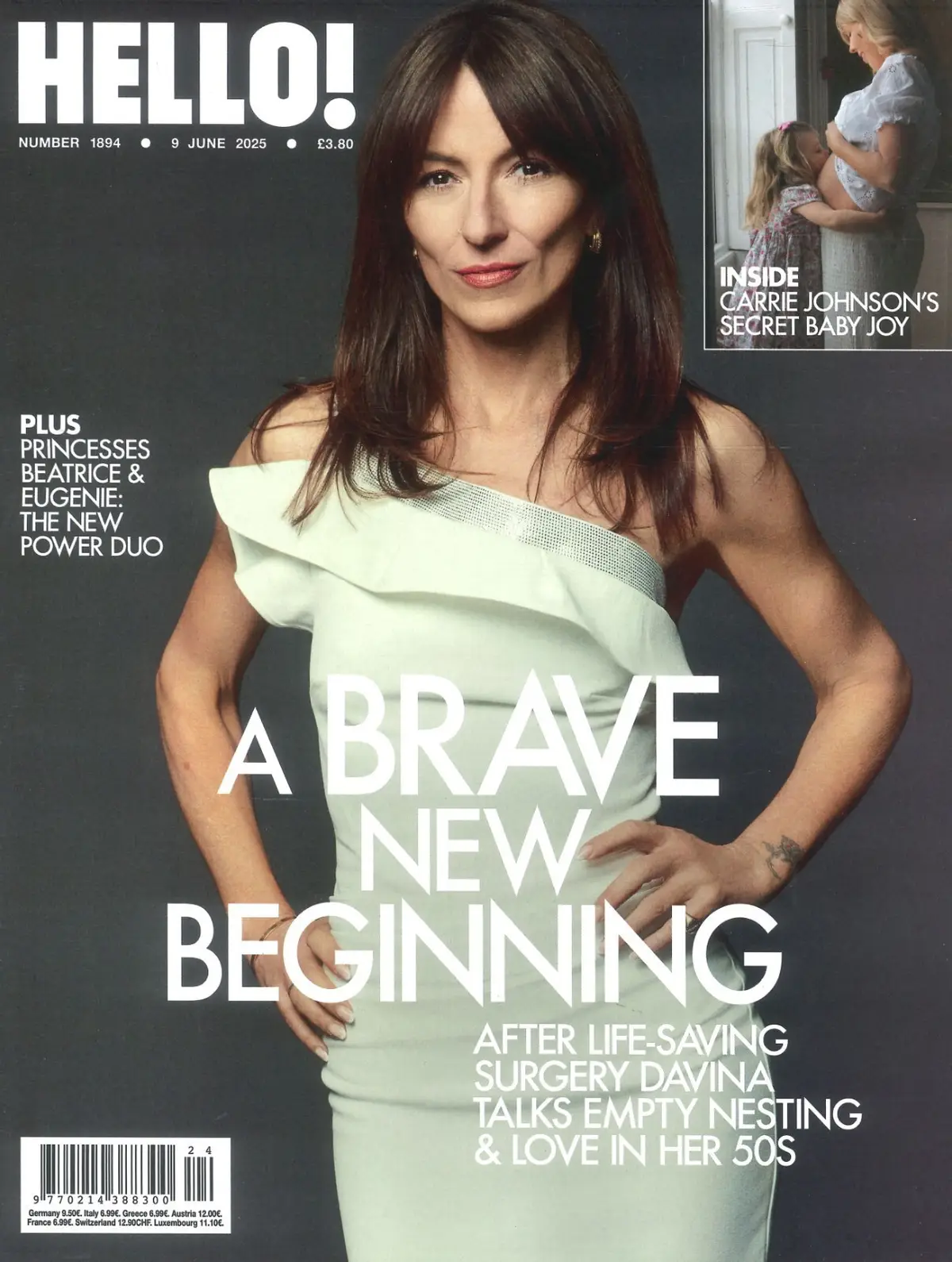 HELLO! Magazine: Davina McCall Cover, Princesses Beatrice &amp; Eugenie, 9.6.25