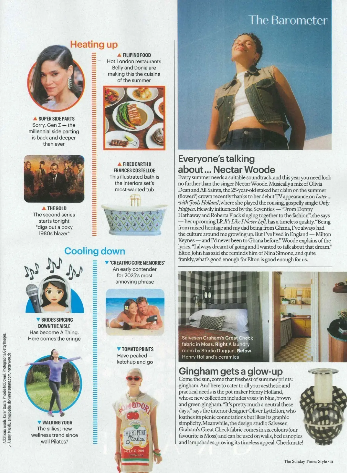 Sunday Times STYLE Magazine: Nico Parker, Dolly Alderton, Emma Forrest 8.6.25 - image 2 | Free standard UK delivery included | Discount Quality Products