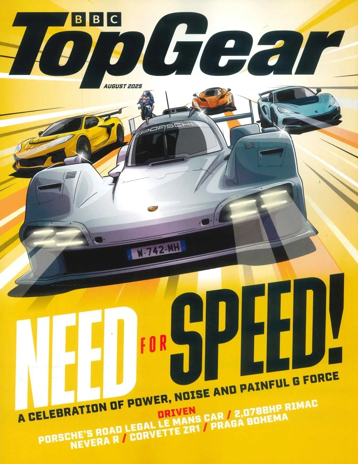 BBC Top Gear Magazine: #398, Need for Speed, Porsche 963, Corvette ZR1, Aug 2025