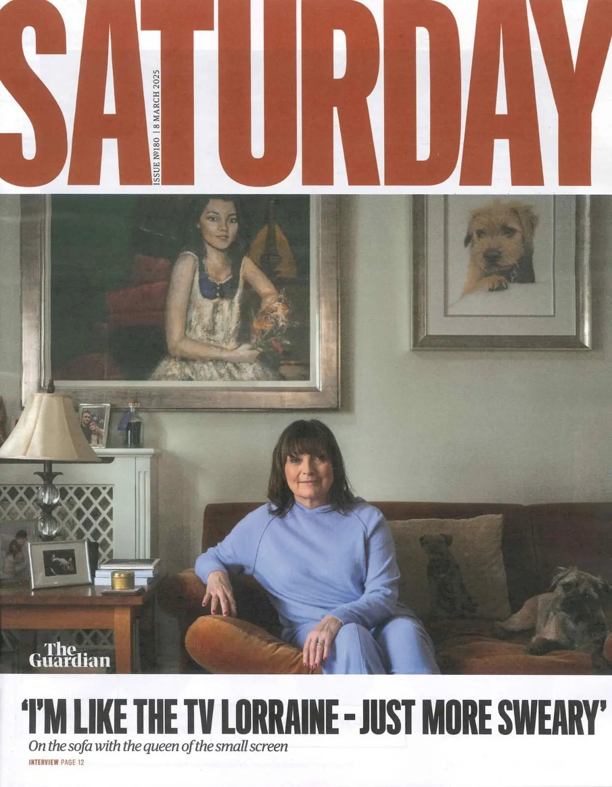 Guardian Saturday Magazine: Lorraine Kelly, C. Collingwood, Rizzle Kicks, 8.3.25
