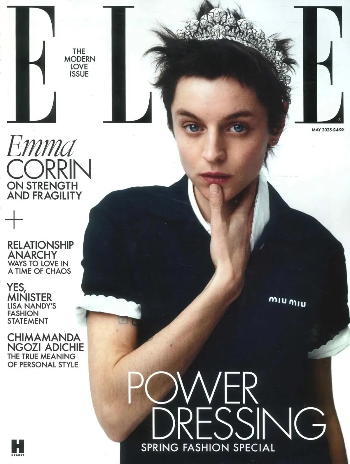 Elle Magazine Emma Corrin, Mary-Kate &amp; Ashley Olsen, Chimamanda, Style, May 2025