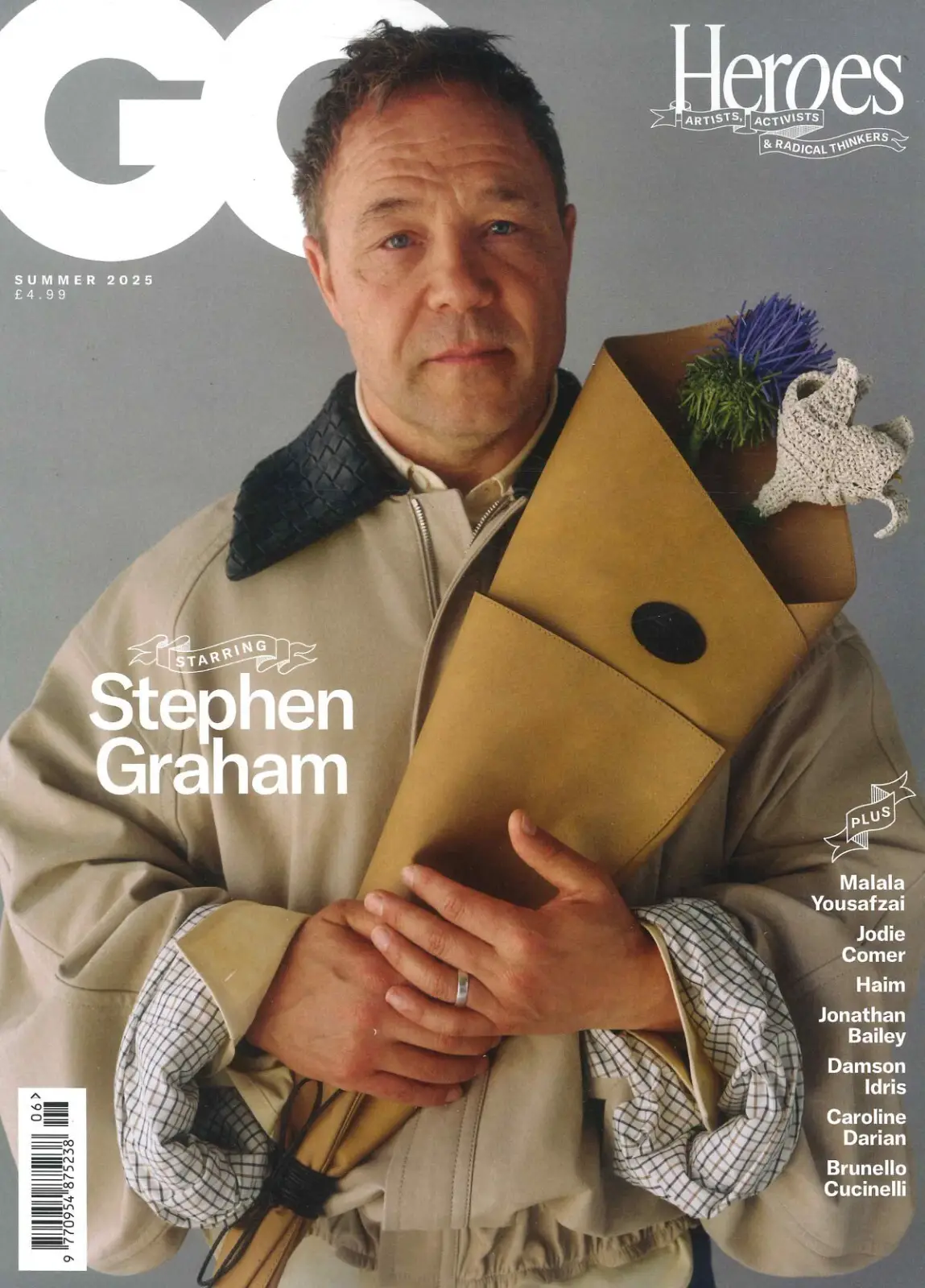 GQ Magazine: Steven Graham Cover, Jonathan Bailey, Damson Idris, Summer 2025