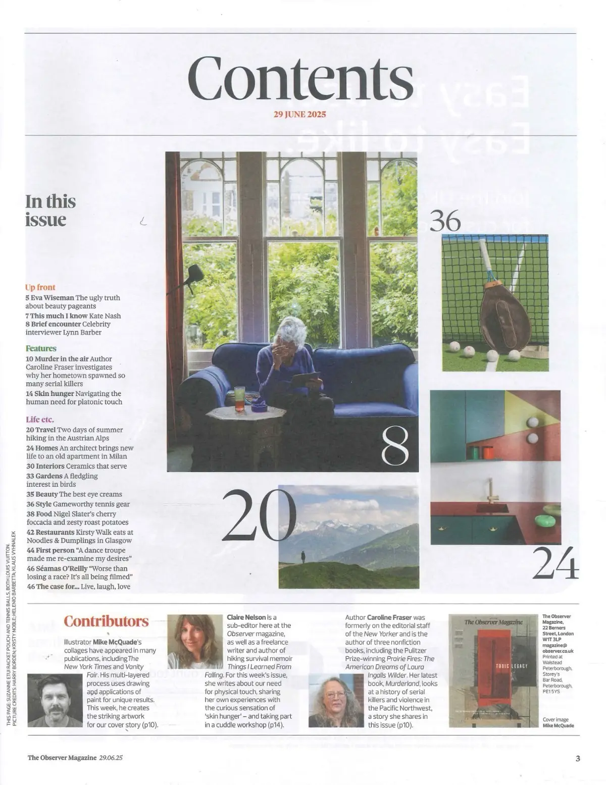 Observer Magazine: Kate Nash, Kirsty Wark, Lynn Barber, Nigel Slater, 29.6.25 - image 2 | Free standard UK delivery included | Discount Quality Products