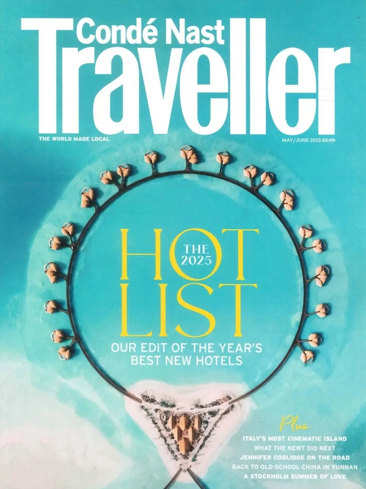 Conde Nast Traveller Magazine: Hot List, Best Hotels, Cruises, May/June 2025