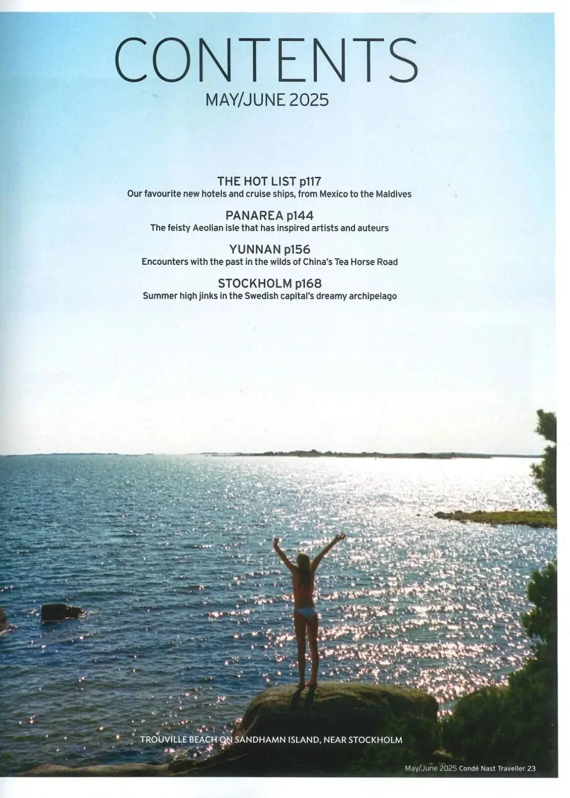Conde Nast Traveller Magazine: Hot List, Best Hotels, Cruises, May/June 2025 - image 2 | Free standard UK delivery included | Discount Quality Products