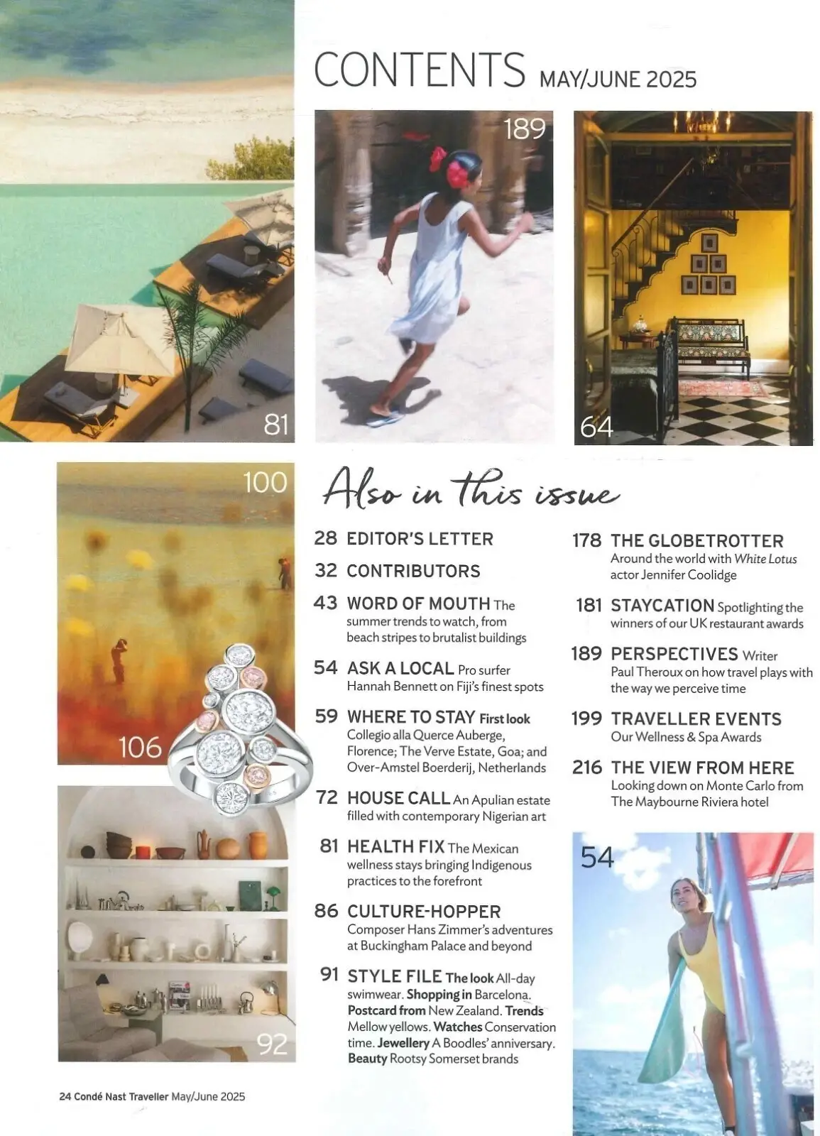 Conde Nast Traveller Magazine: Hot List, Best Hotels, Cruises, May/June 2025 - image 3 | Free standard UK delivery included | Discount Quality Products
