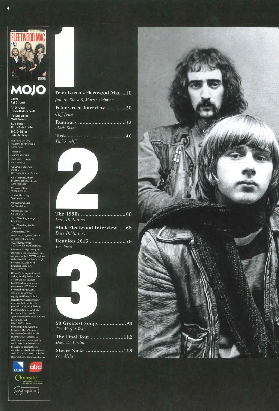 Mojo Collectors' Series Magazine: Fleetwood Mac, 50 Years, Rumours 1967-2025 - image 2 | Free standard UK delivery included | Discount Quality Products