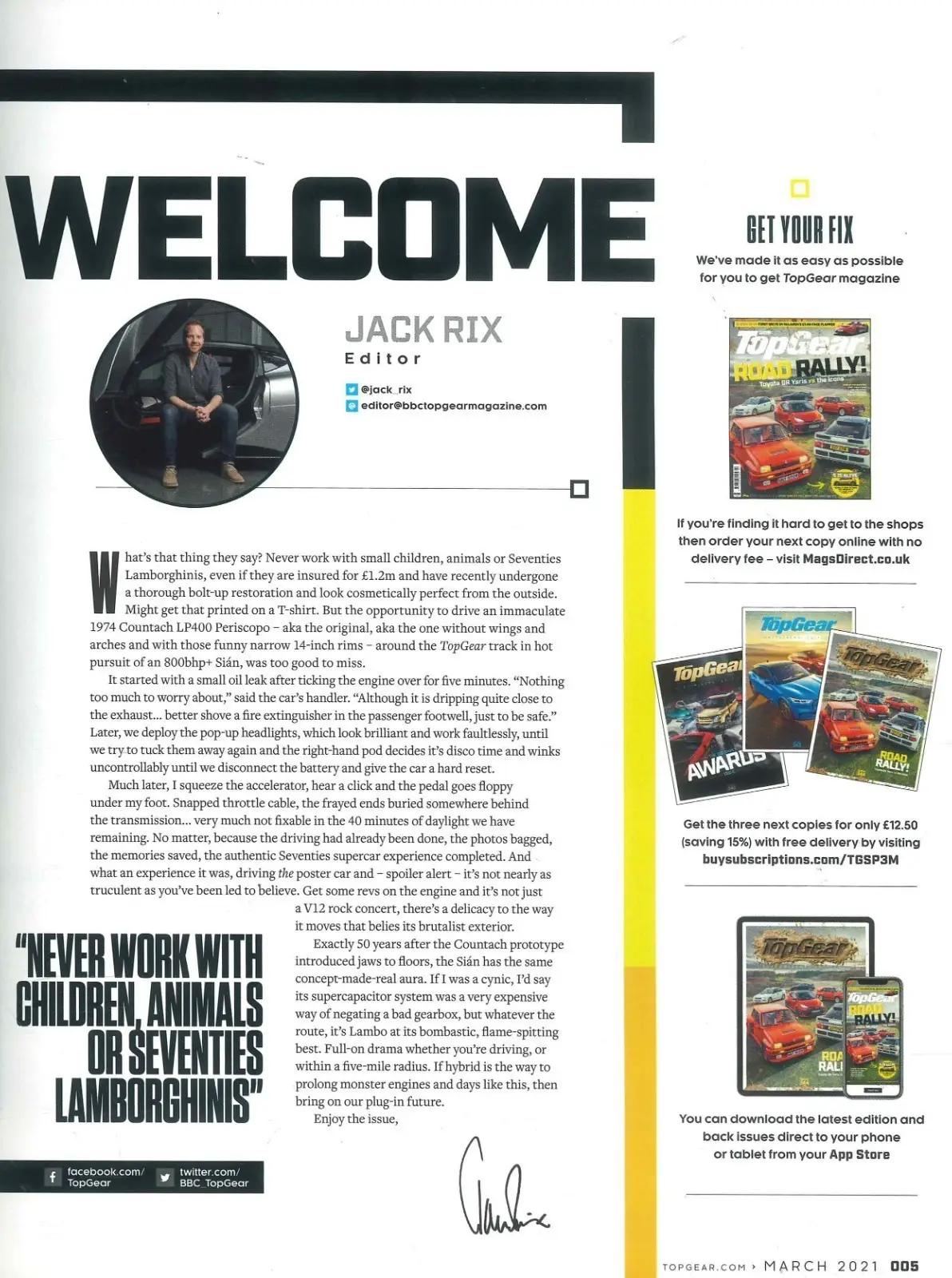 BBC Top Gear Magazine: Issue #345, Electric Lambo, McLaren, Audi, March 2021 - image 2 | Free standard UK delivery included | Discount Quality Products