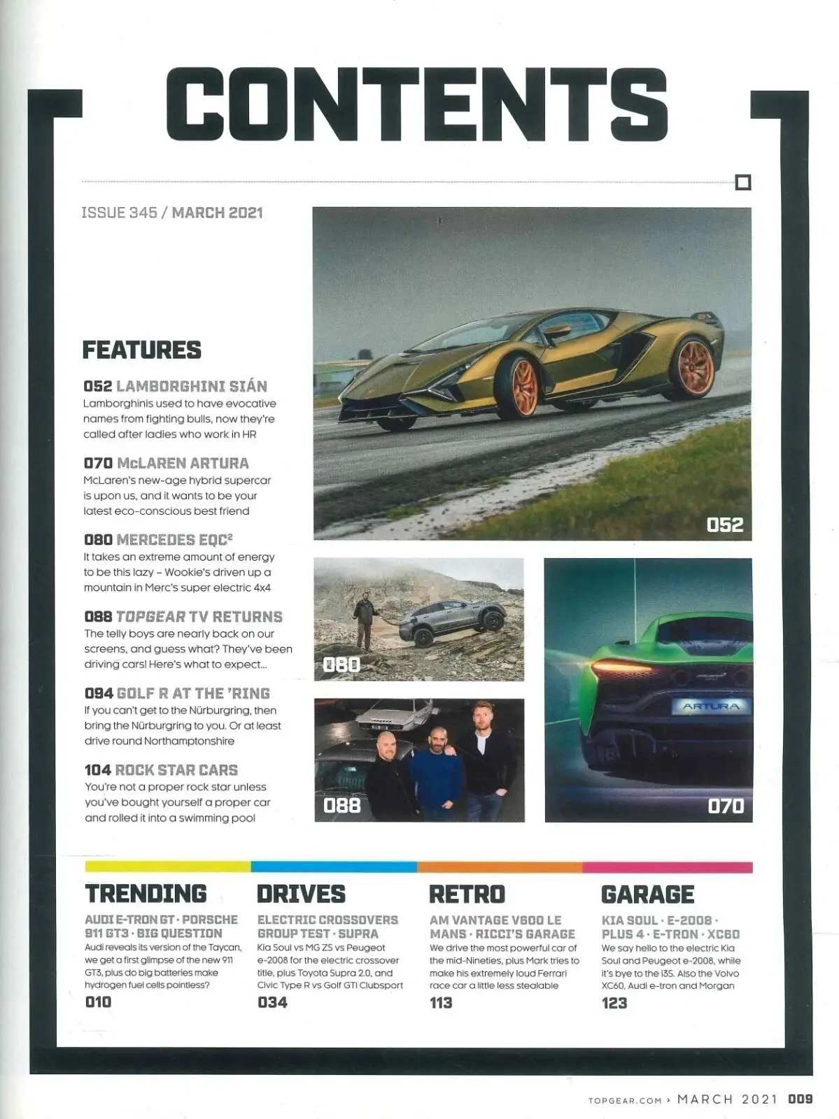 BBC Top Gear Magazine Issue #345, Electric Lambo, McLaren, Audi, March 2021 - image 3 | Free standard UK delivery included | Discount Quality Products