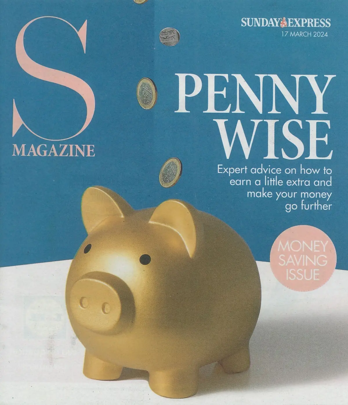 Sunday Express Magazine: Money Saving Issue, Fashion, Mindy Hammond, 17.3.24