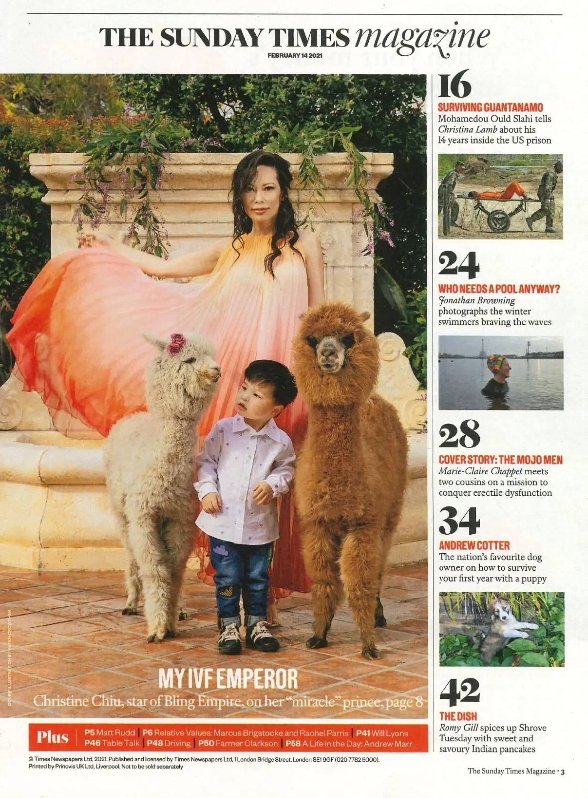Sunday Times Magazine: Jeremy Clarkson, Christine Chiu, Rachel Parris, 14.2.21 - image 2 | Free standard UK delivery included | Discount Quality Products