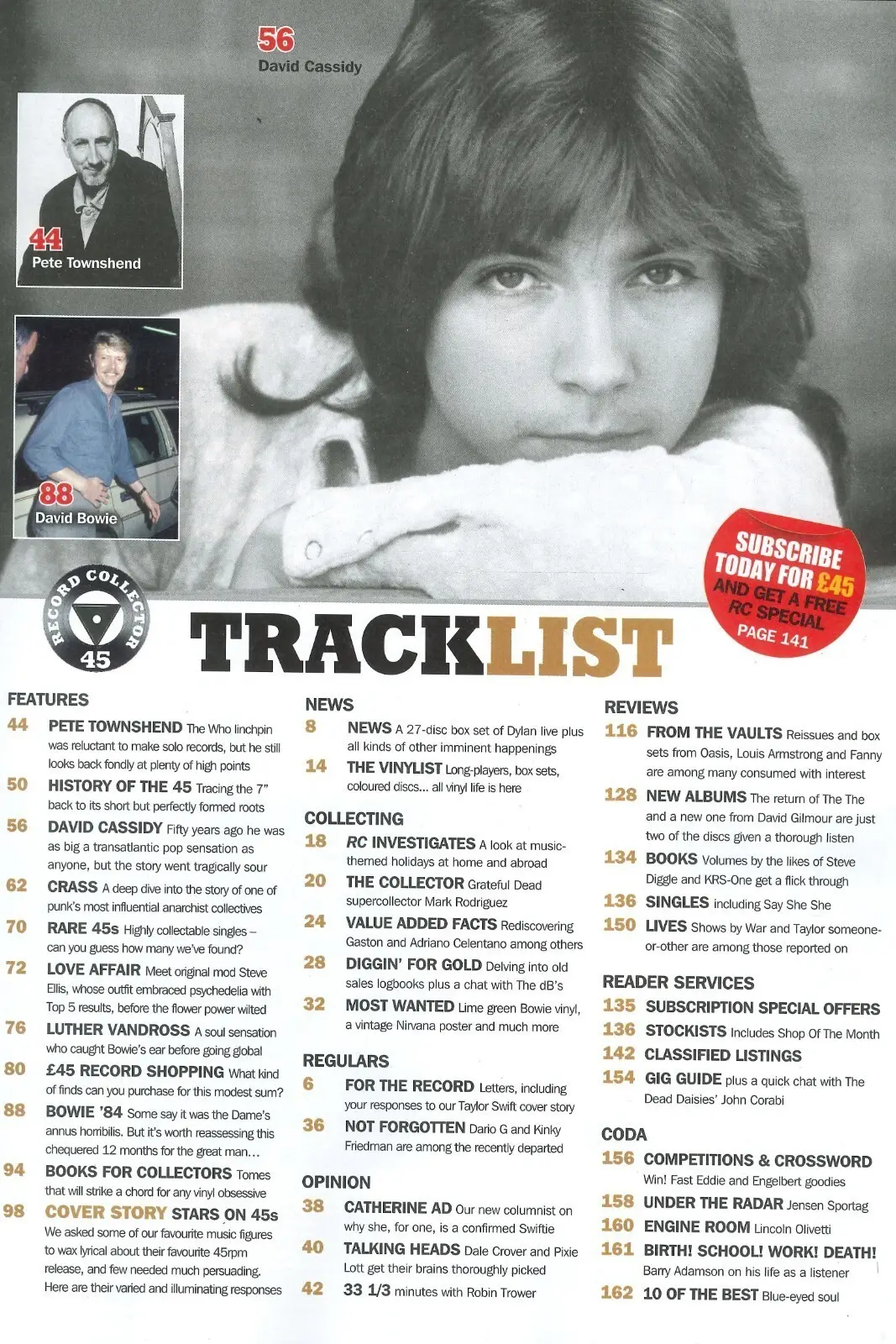 Record Collector Magazine The History of 45s Pete Townsend David Bowie Sept 2024 - image 2 | Free standard UK delivery included | Discount Quality Products