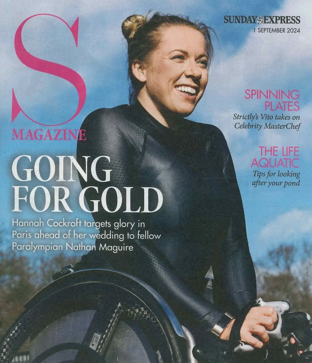 Sunday Express Magazine: Hannah Cockroft, Nathan Maguire, Vito Coppola, 1.9.24