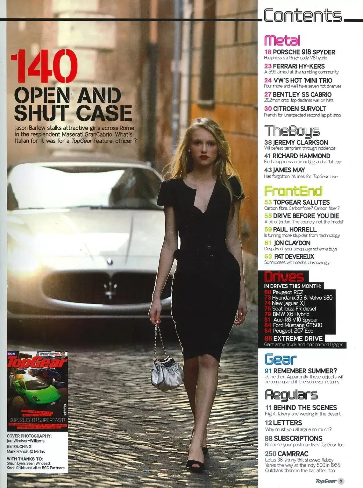 BBC Top Gear Magazine: Issue 203, Lambo Superleggera, Porsche GT3, April 2010 - image 3 | Free standard UK delivery included | Discount Quality Products