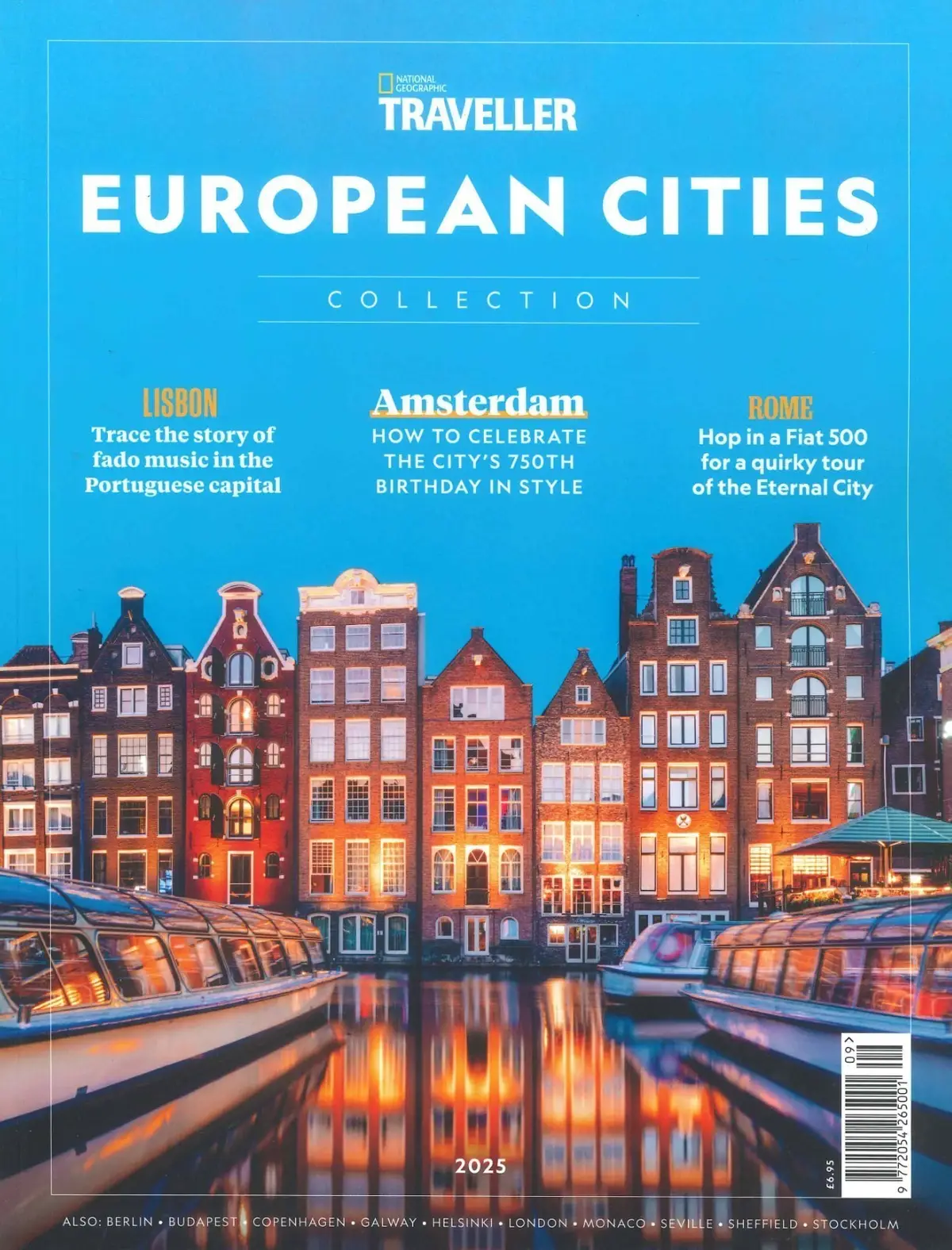 National Geographic Traveller Magazine European Cities Collection, Holiday, 2025