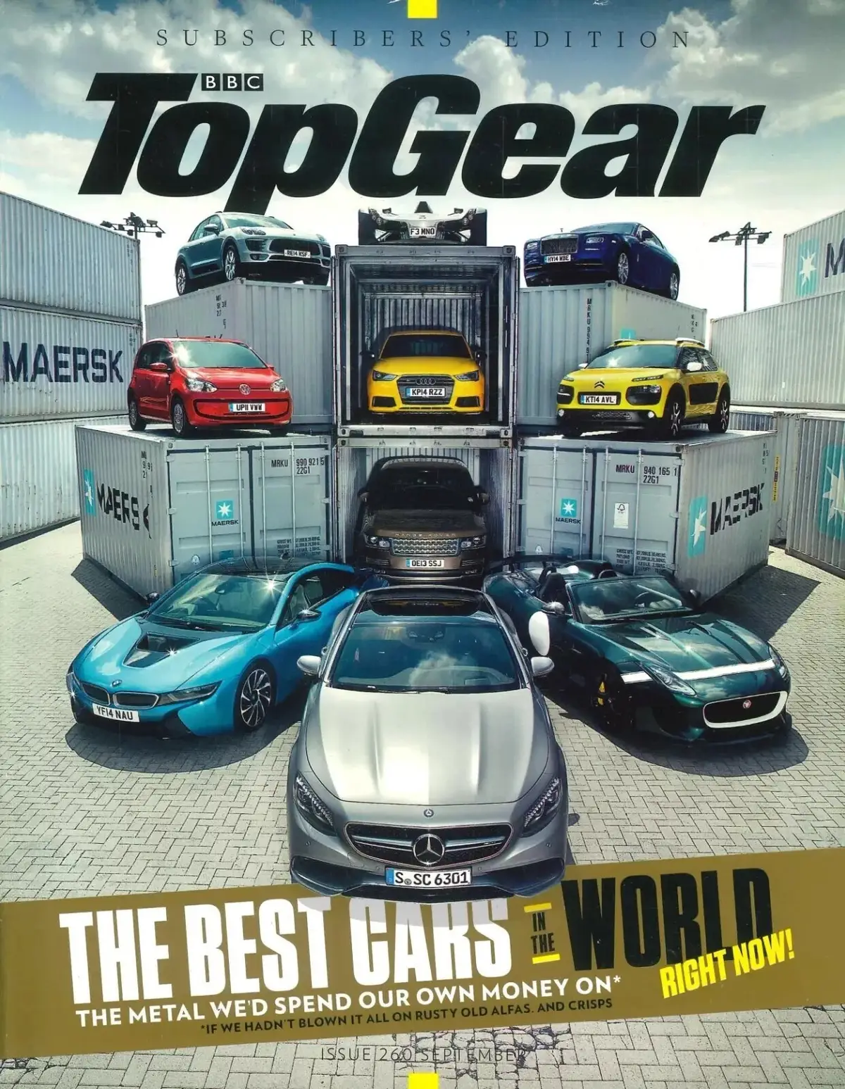 BBC Top Gear Magazine Issue 260, Range Rover Sport SVR, Porsche 964RS, Sept 2014