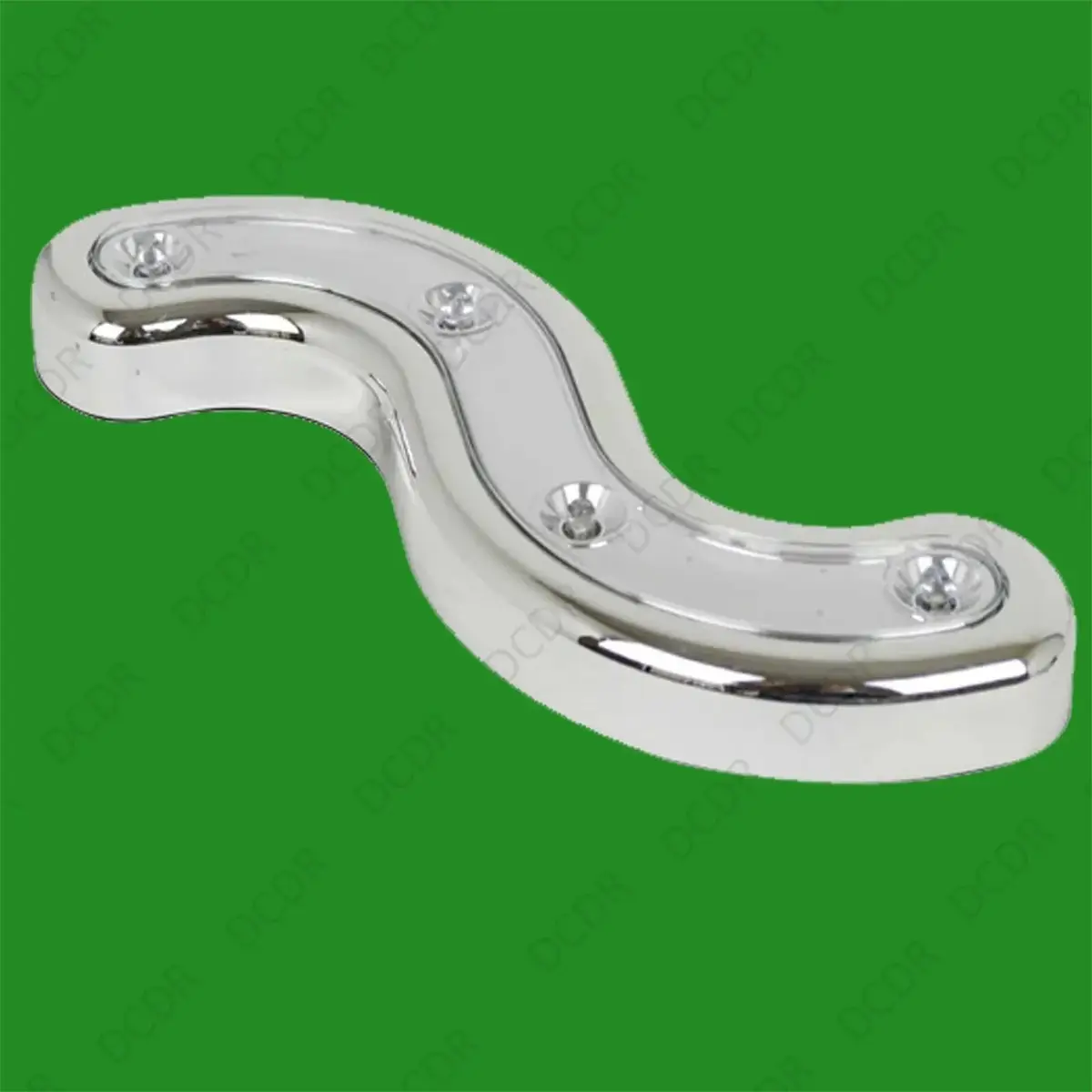 4 LED Chrome Push On Wavy Light Camping, Garden, Wardrobe, Cupboard, Household