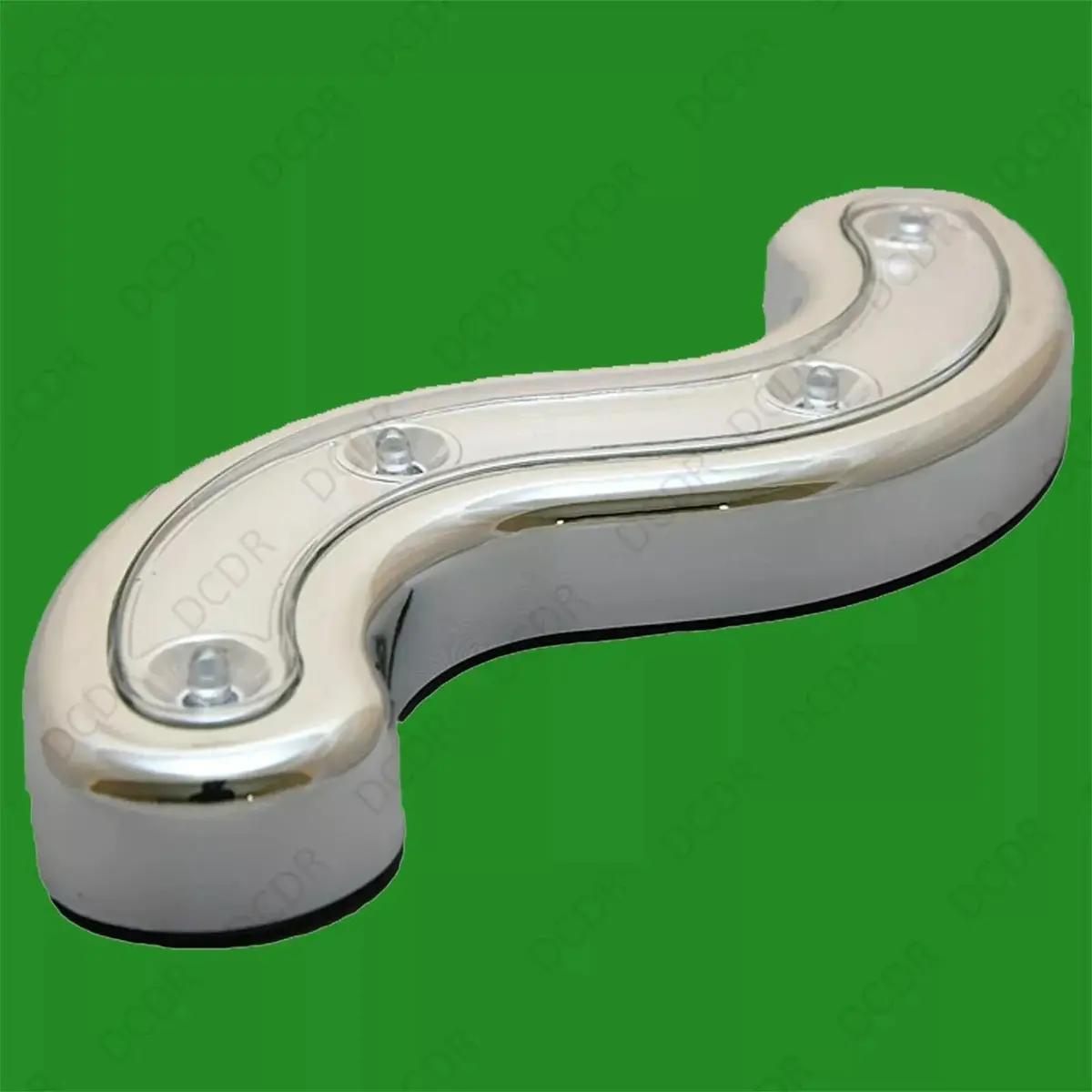 4 LED Chrome Push On Wavy Light Camping, Garden, Wardrobe, Cupboard, Household - image 2 | Free standard UK delivery included | Discount Quality Products