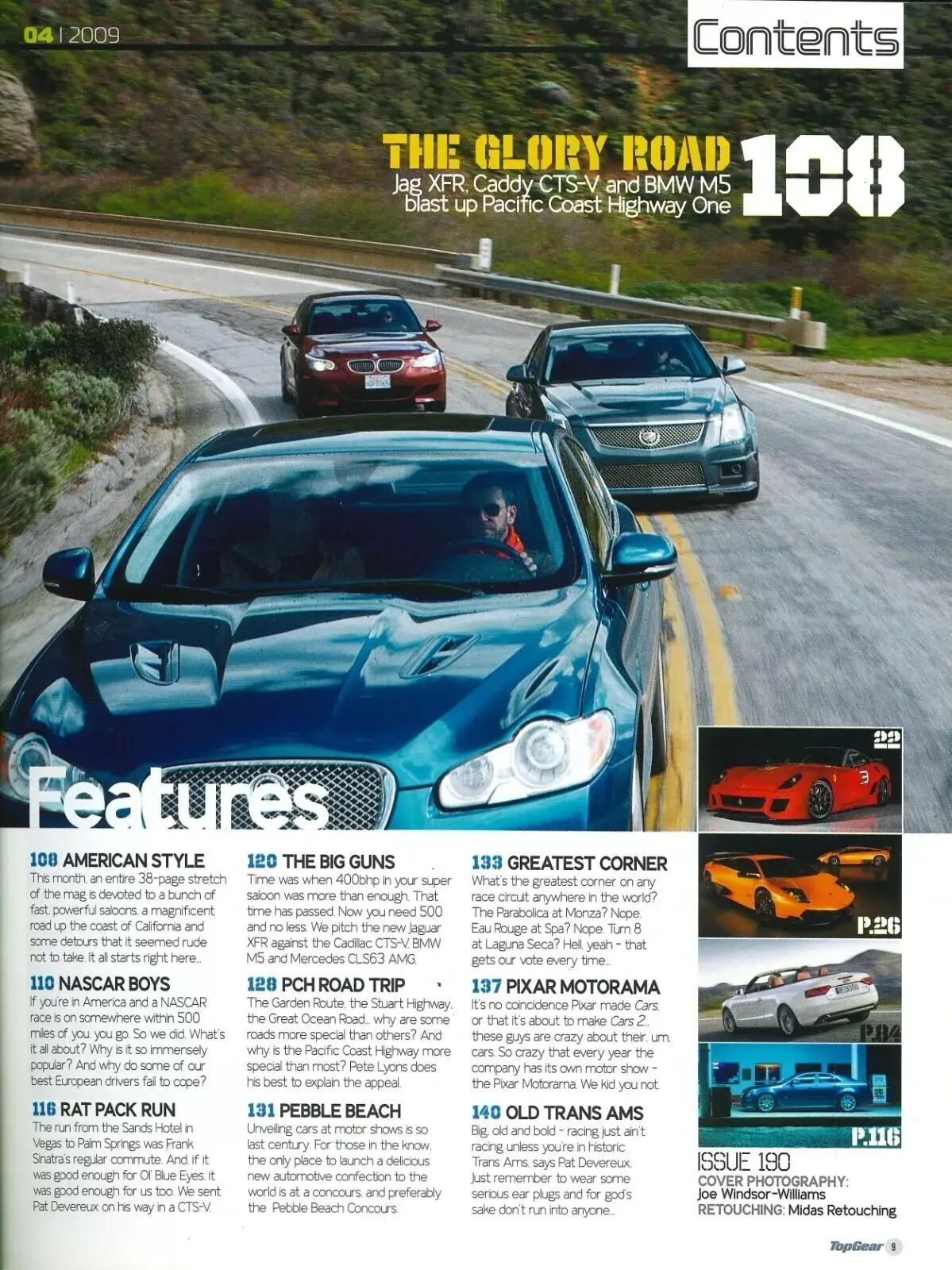 BBC Top Gear Magazine: Issue #190, Lambo SV Cover, Ferrari, Jaguar, April 2009 - image 2 | Free standard UK delivery included | Discount Quality Products