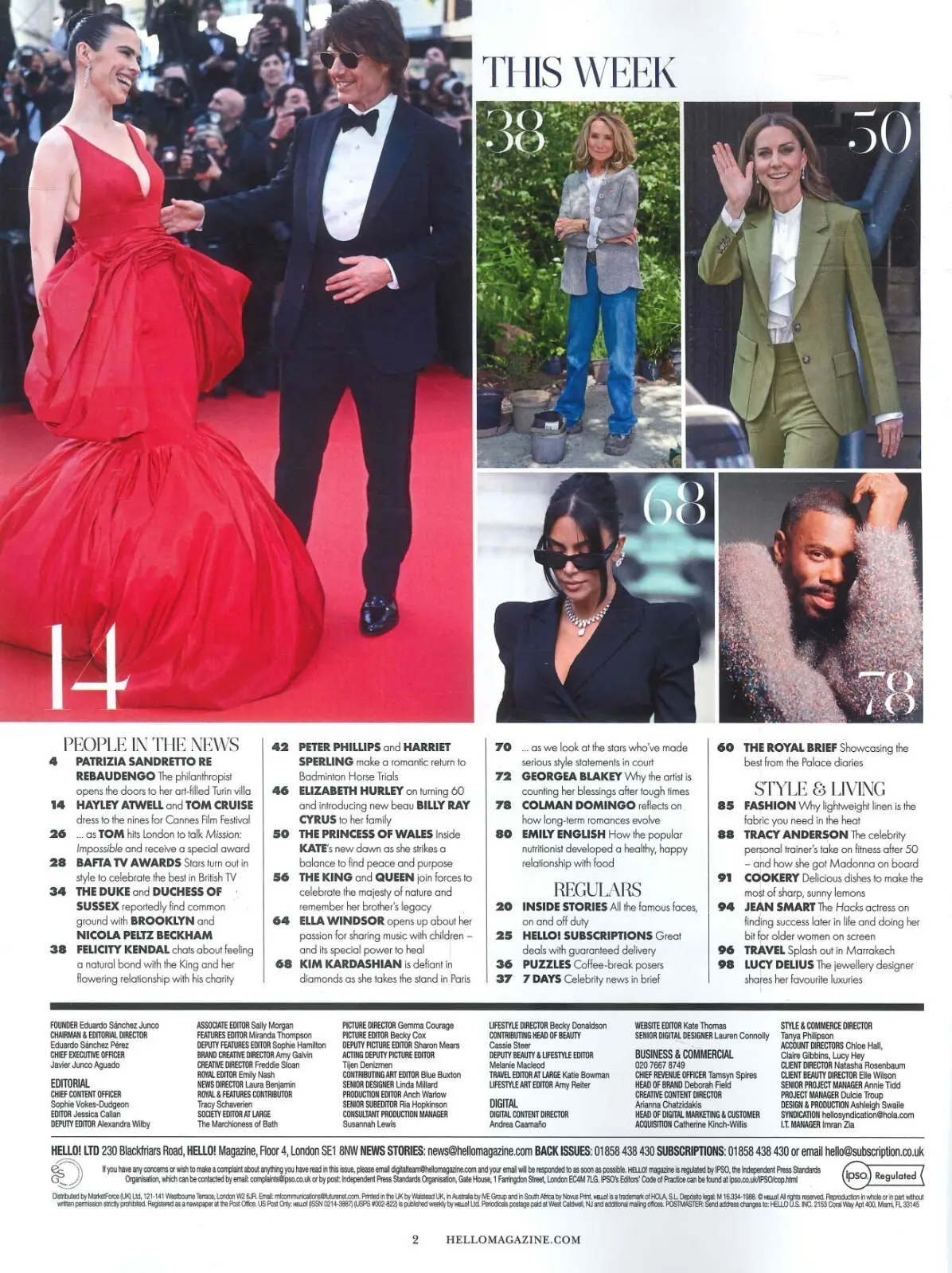 HELLO! Magazine: Princess Kate, Tom Cruise, Hayley Atwell, Kim K, BAFTA, 26.5.25 - image 2 | Free standard UK delivery included | Discount Quality Products