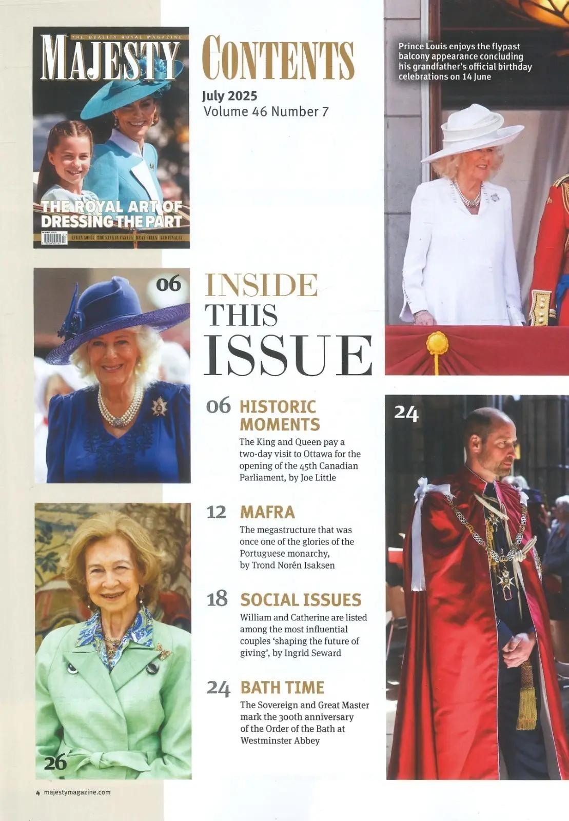 Majesty Magazine: Princess Kate, Charlotte, King Charles, Camilla, July 2025 - image 2 | Free standard UK delivery included | Discount Quality Products