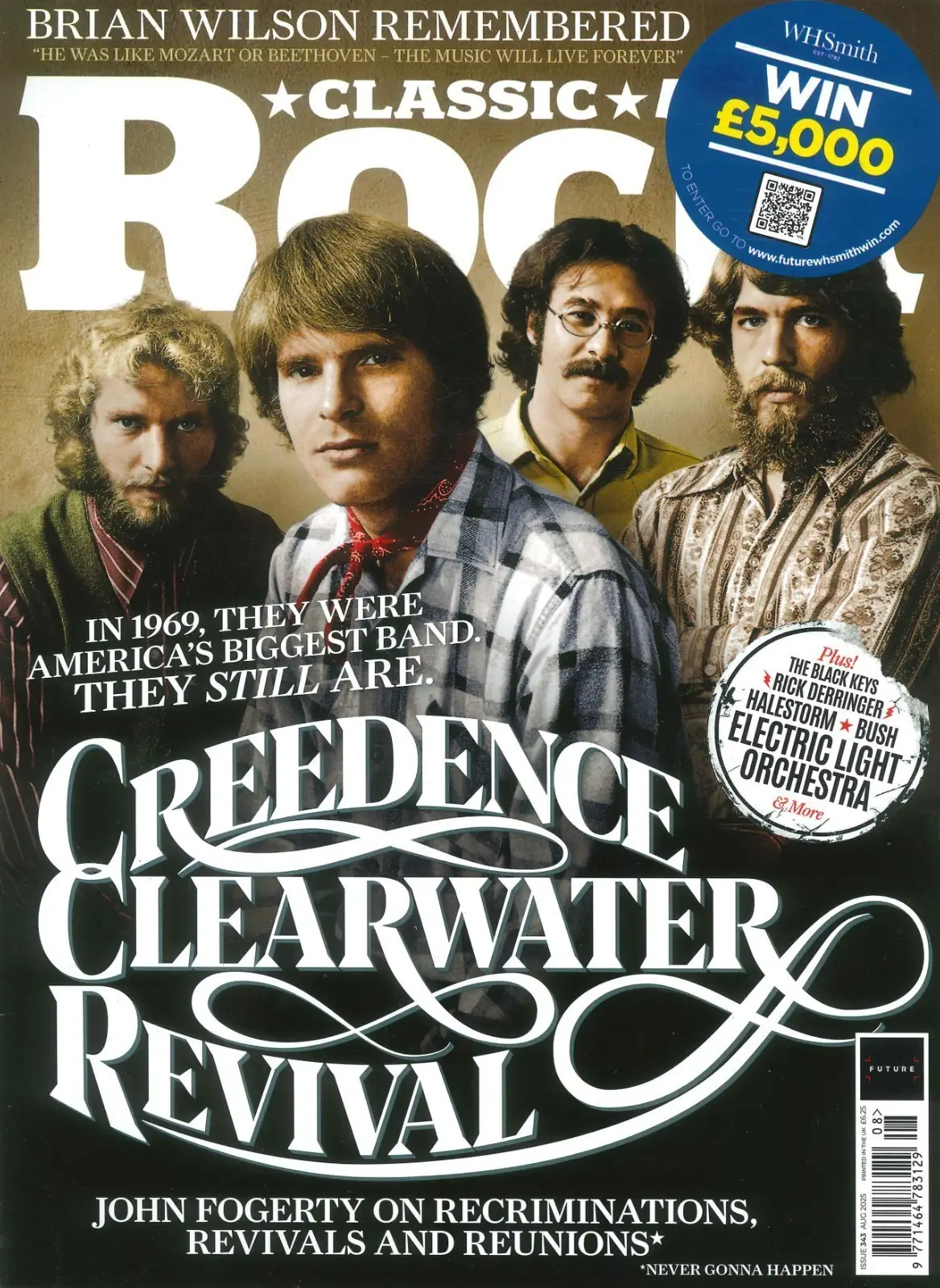 Classic Rock Magazine: John Fogerty, Creedence Clearwater Revival, Aug 2025