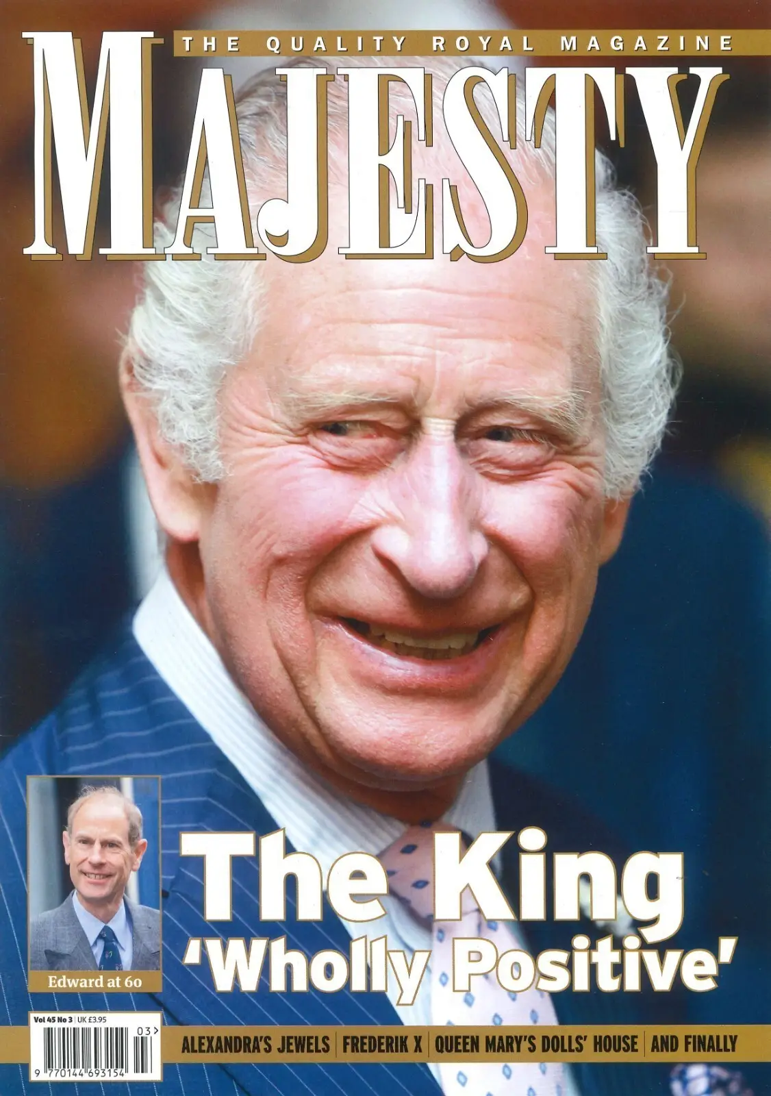 Majesty Magazine King Charles, Queen Camilla, Princess Kate, Royalty, March 2024
