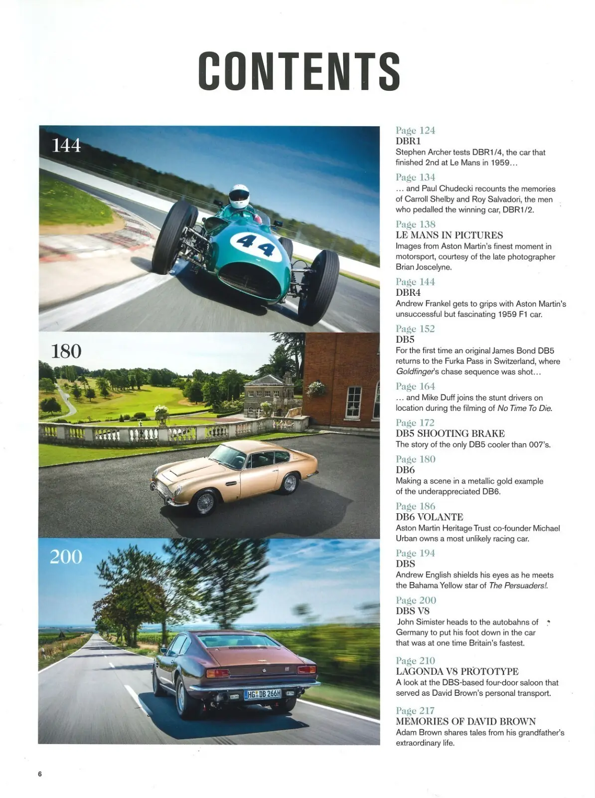 Octane Magazine Aston Martin 1947-1972 David Brown Era, Le Mans, F1 Car, 007 DB5 - image 3 | Free standard UK delivery included | Discount Quality Products