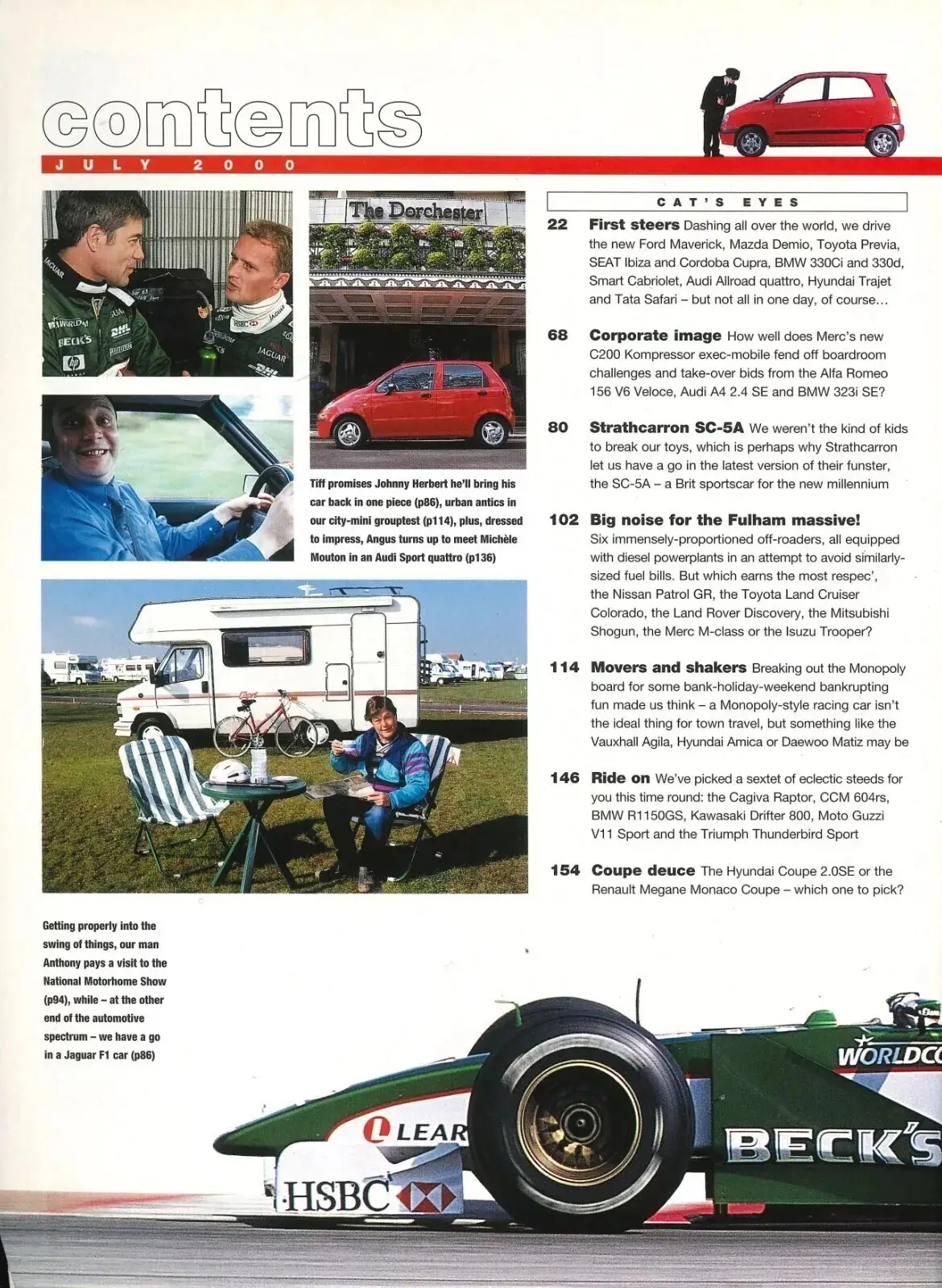 BBC Top Gear Magazine: Issue #82, BMW Z1, Jaguar F1, Kawasaki, Lotus, July 2000 - image 2 | Free standard UK delivery included | Discount Quality Products