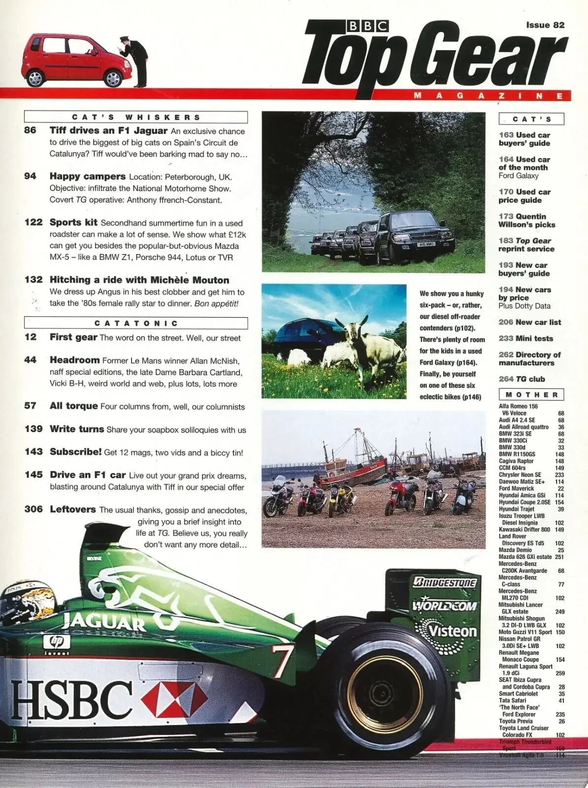 BBC Top Gear Magazine: Issue #82, BMW Z1, Jaguar F1, Kawasaki, Lotus, July 2000 - image 3 | Free standard UK delivery included | Discount Quality Products