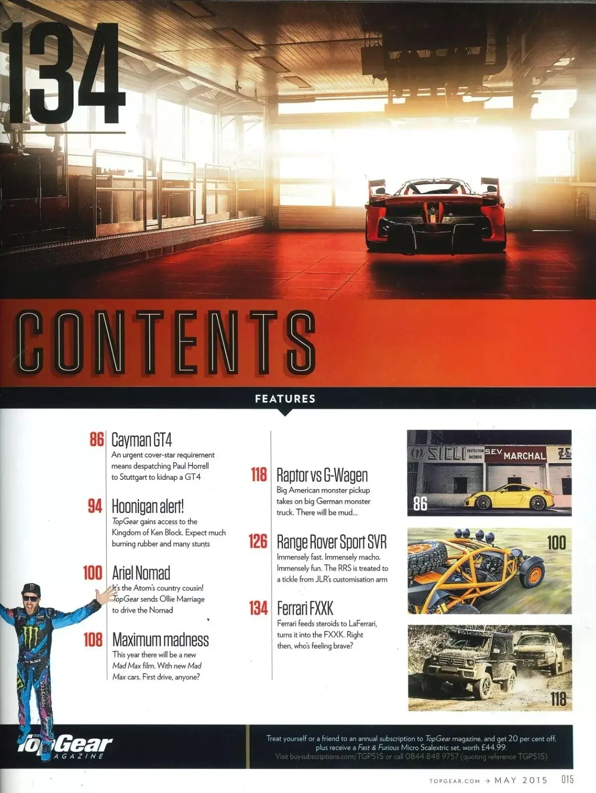 BBC Top Gear Magazine: Issue #269, Ferrari, Range Rover Sport, Porsche, May 2015 - image 2 | Free standard UK delivery included | Discount Quality Products