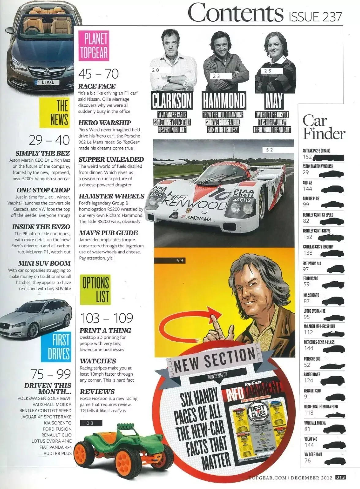 BBC Top Gear Magazine: Issue #237, McLaren 12C Spider, Dec 2012 (Slight Wear) - image 3 | Free standard UK delivery included | Discount Quality Products