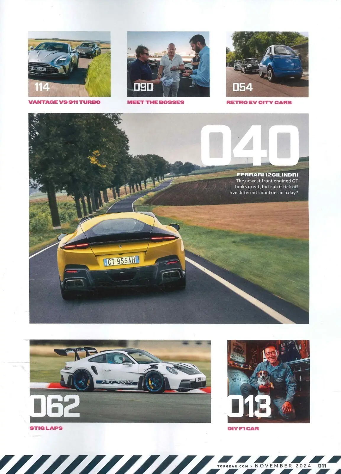 BBC Top Gear Magazine #389, Ferrari F40, Aston, Porsche 911, Hypercars, Nov 2024 - image 3 | Free standard UK delivery included | Discount Quality Products