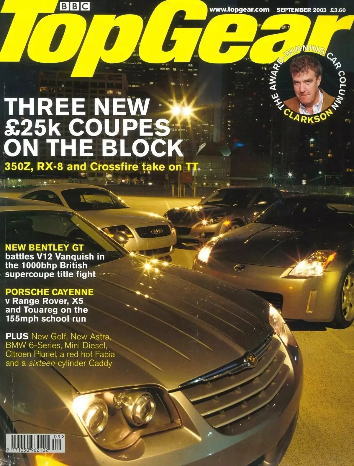 BBC Top Gear Magazine: Issue #120, New Coupes, Bentley GT, Porsche, Sept 2003