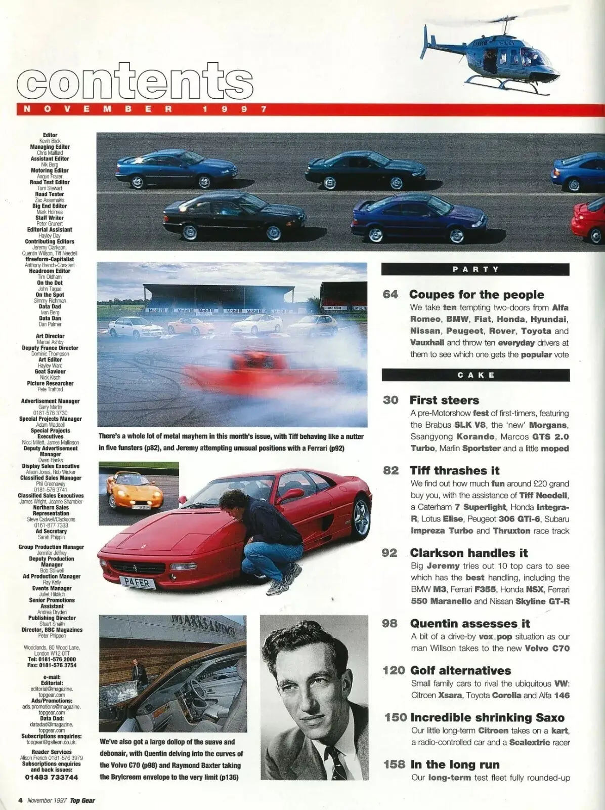 BBC Top Gear Magazine: Issue #50, Volvo S70 & C70, Audi A6 Quattro, Nov 1997 - image 2 | Free standard UK delivery included | Discount Quality Products
