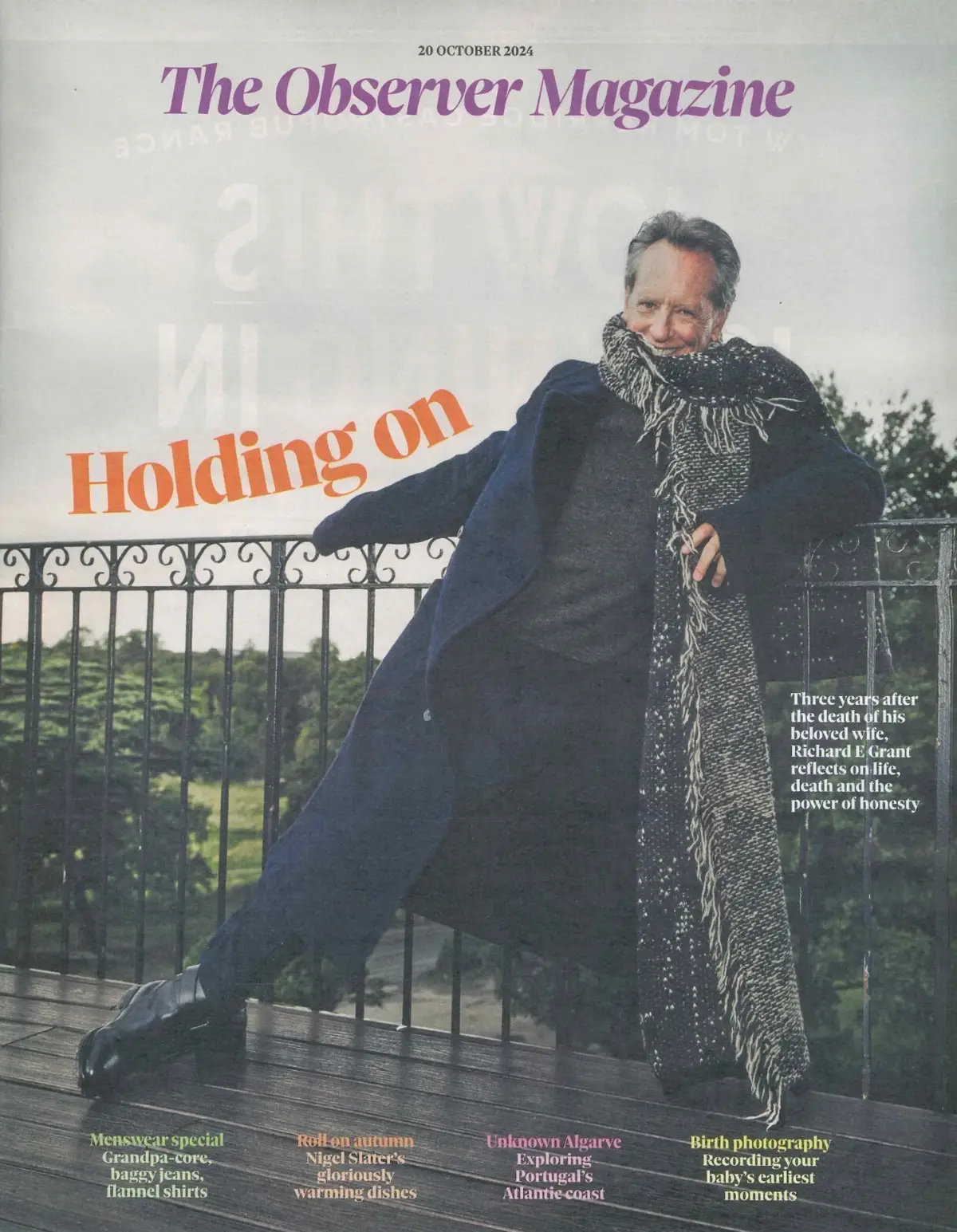 Observer Magazine: Richard Grant, Maureen Lipman, Mr Motivator, Fashion 20.10.24