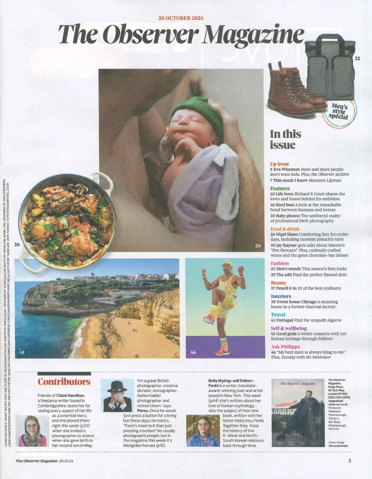 Observer Magazine: Richard Grant, Maureen Lipman, Mr Motivator, Fashion 20.10.24 - image 2 | Free standard UK delivery included | Discount Quality Products
