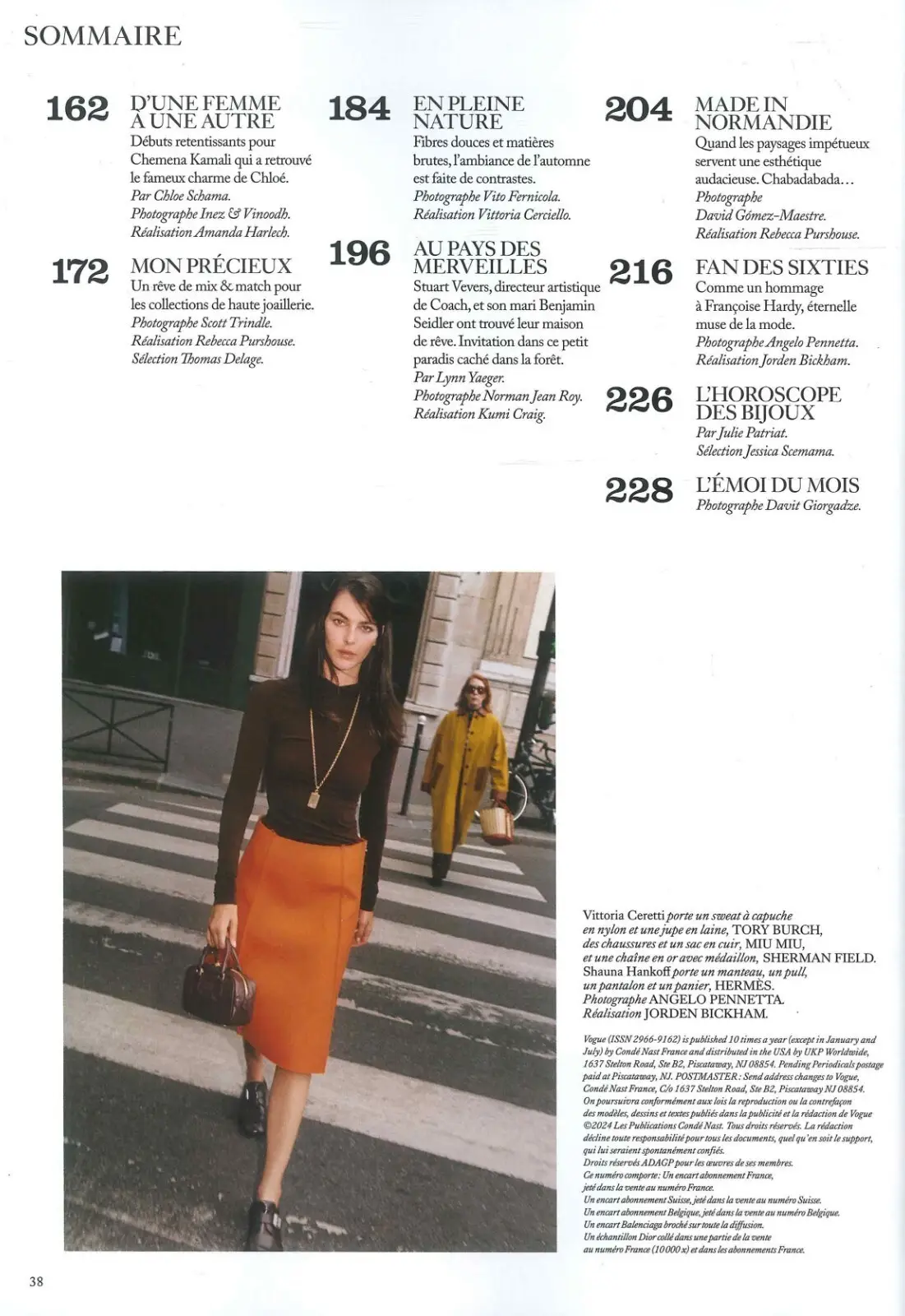 Vogue France Magazine: French Language, Tahar Rahim, Françoise Hardy, Oct 2024 - image 4 | Free standard UK delivery included | Discount Quality Products