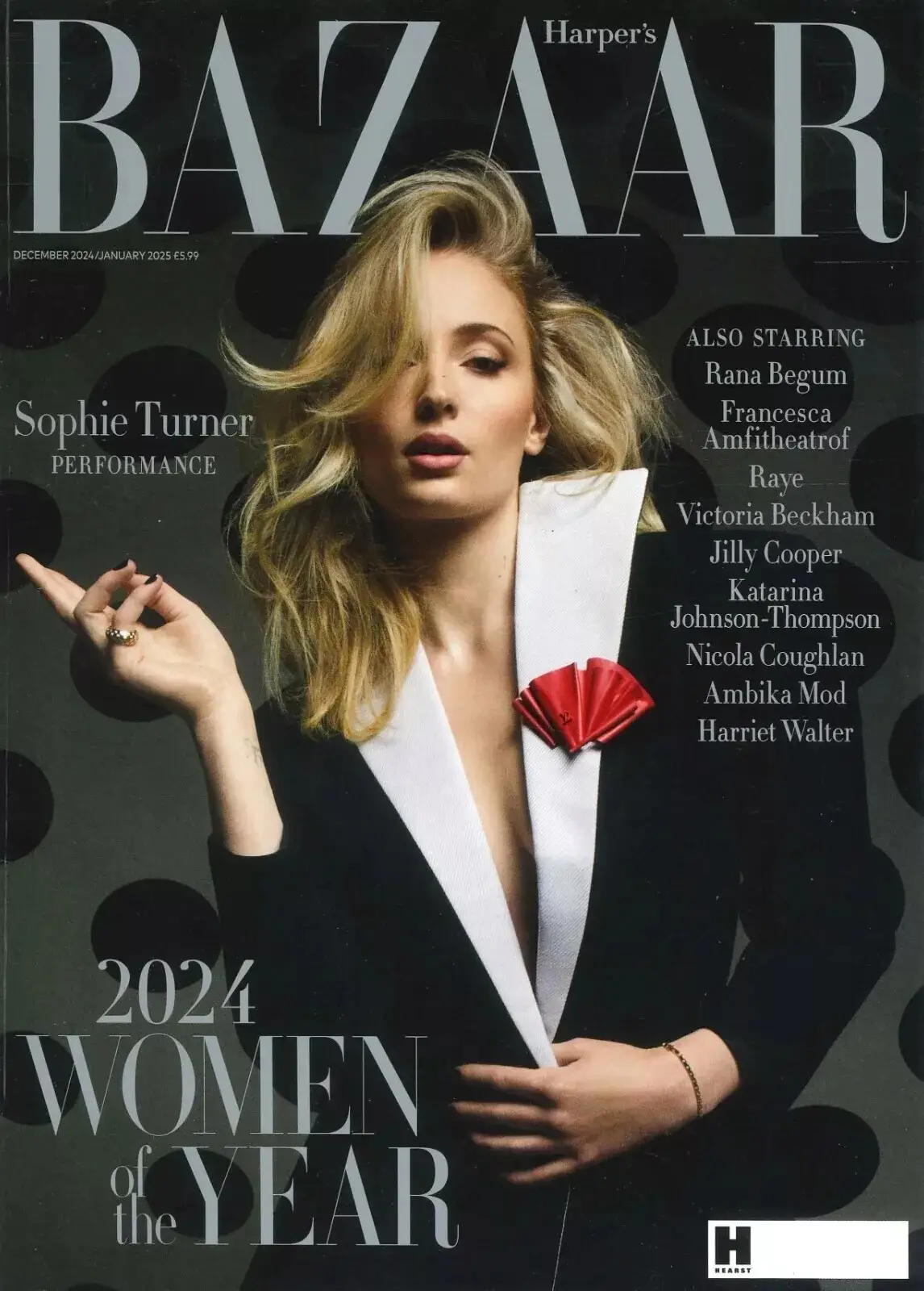 Harper's Bazaar Magazine: Sophie Turner, V. Beckham, Ambika Mod, Dec/Jan 2025