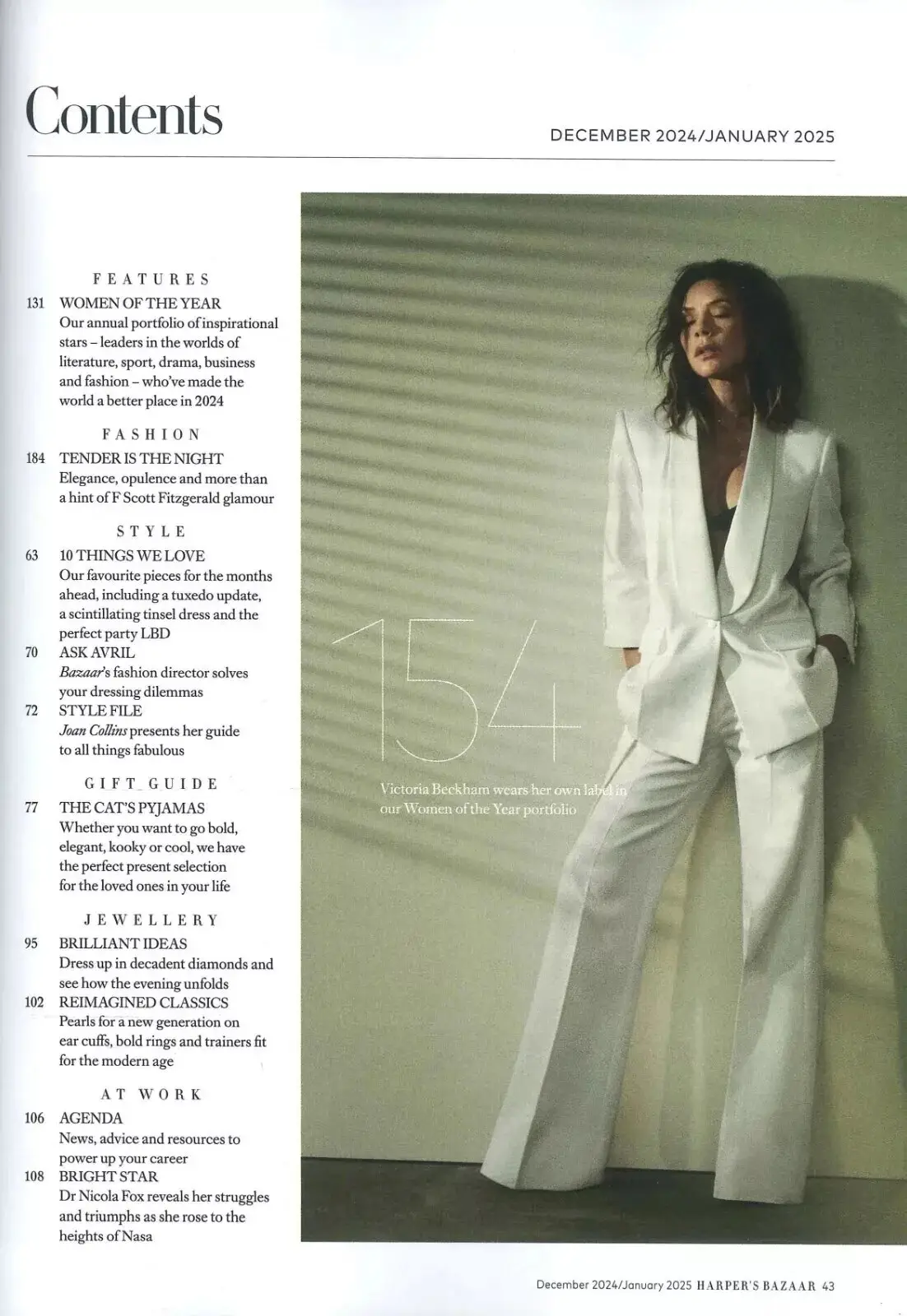 Harper's Bazaar Magazine: Sophie Turner, V. Beckham, Ambika Mod, Dec/Jan 2025 - image 2 | Free standard UK delivery included | Discount Quality Products