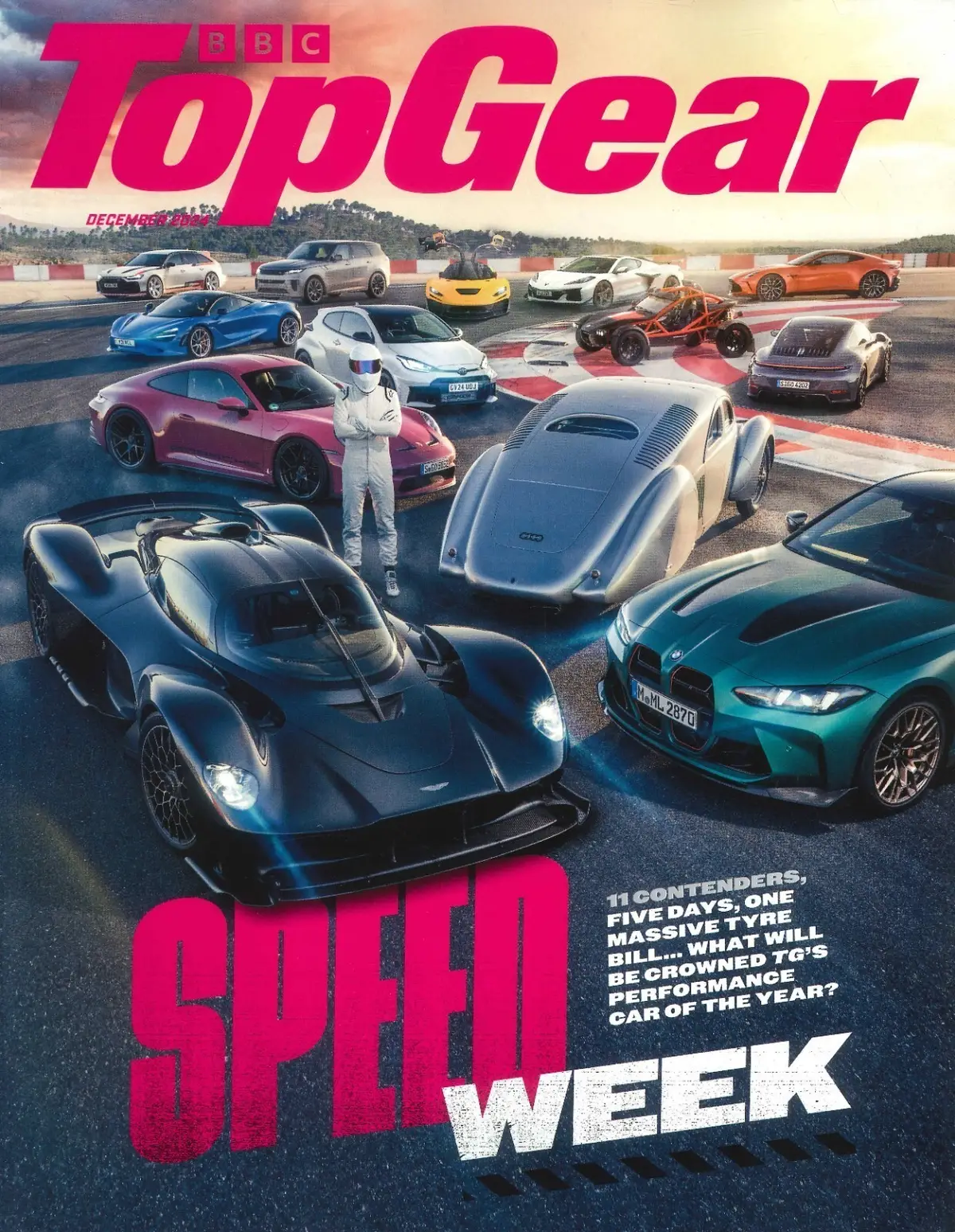 BBC Top Gear Magazine #390, Speed Week, MG Cyberster, BMW Z4, Aston, Dec 2024