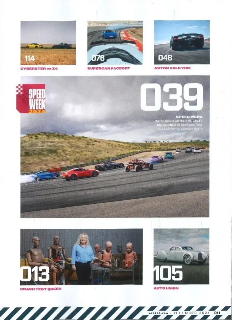 BBC Top Gear Magazine #390, Speed Week, MG Cyberster, BMW Z4, Aston, Dec 2024 - image 3 | Free standard UK delivery included | Discount Quality Products